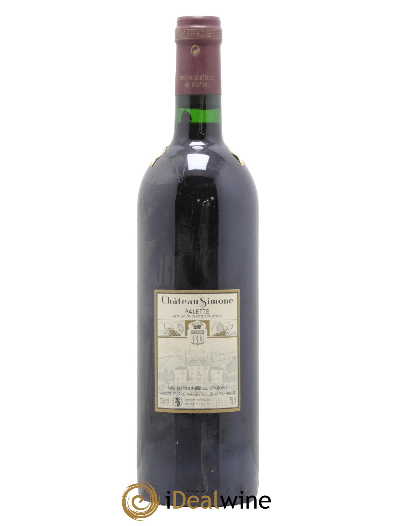 Palette Château Simone Famille Rougier 2004 - Lotto di 1 bottiglia - 1