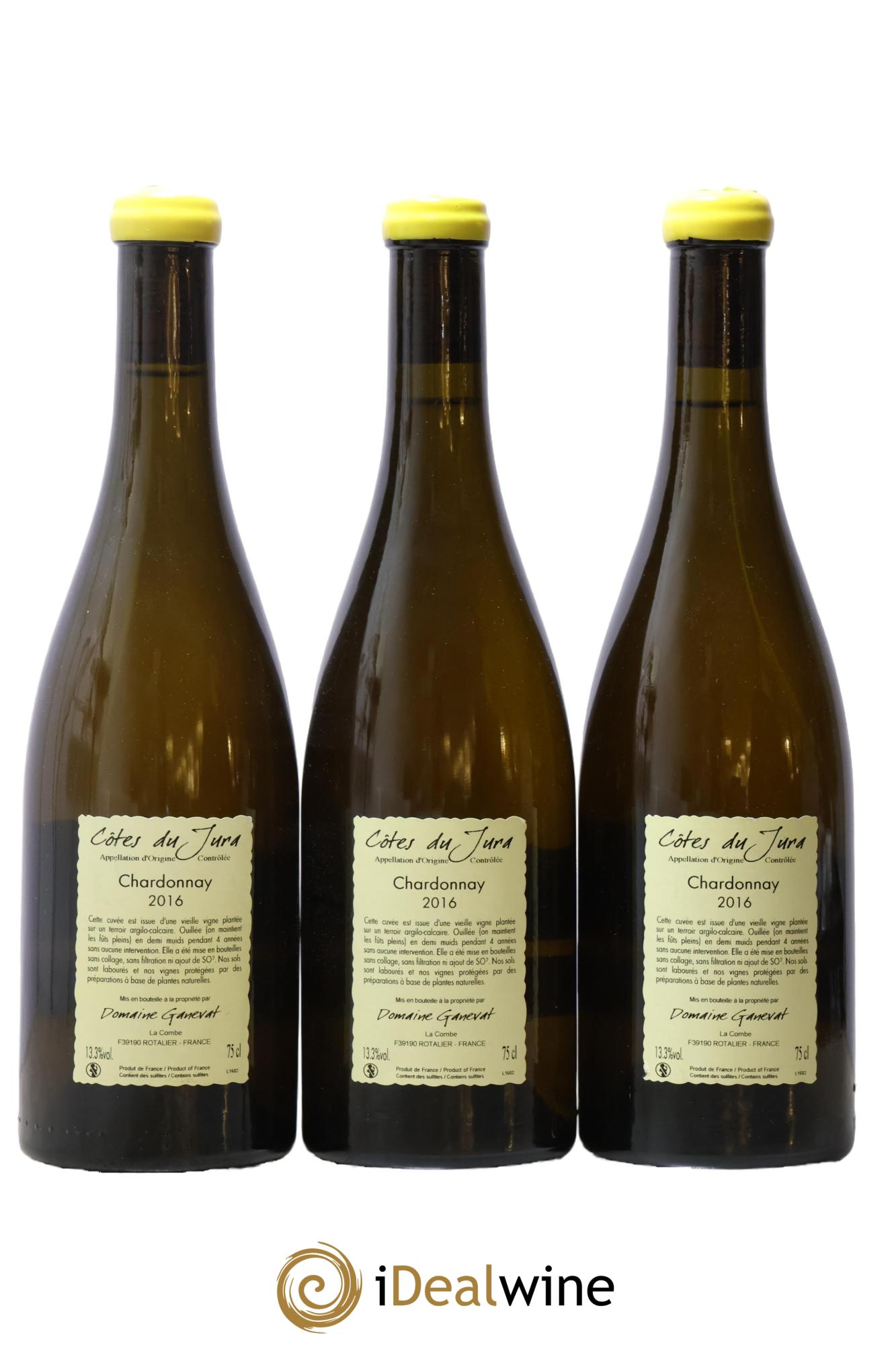 Côtes du Jura Les Chamois du Paradis Jean-François Ganevat (Domaine) 2016 - Lot de 3 bouteilles - 1