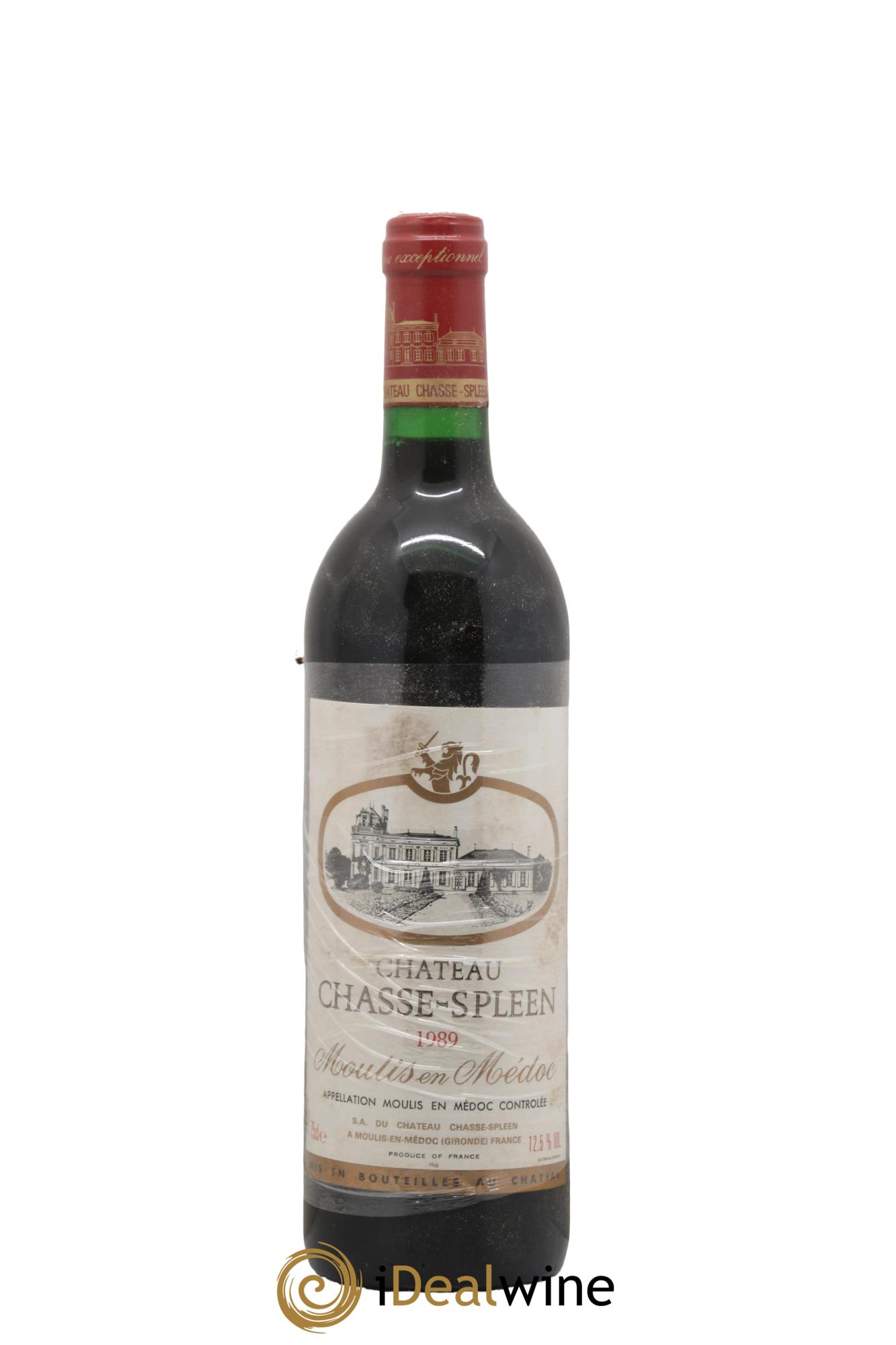 Château Chasse Spleen 1989 - Posten von 1 Flasche - 0