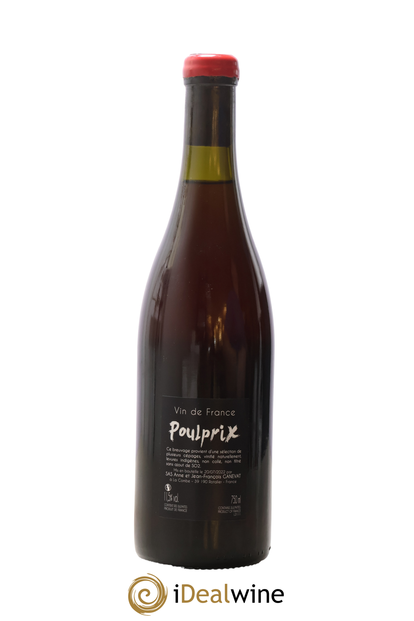 Vin de France Poulprix Anne et Jean François Ganevat 2021 - Lot of 1 bottle - 1
