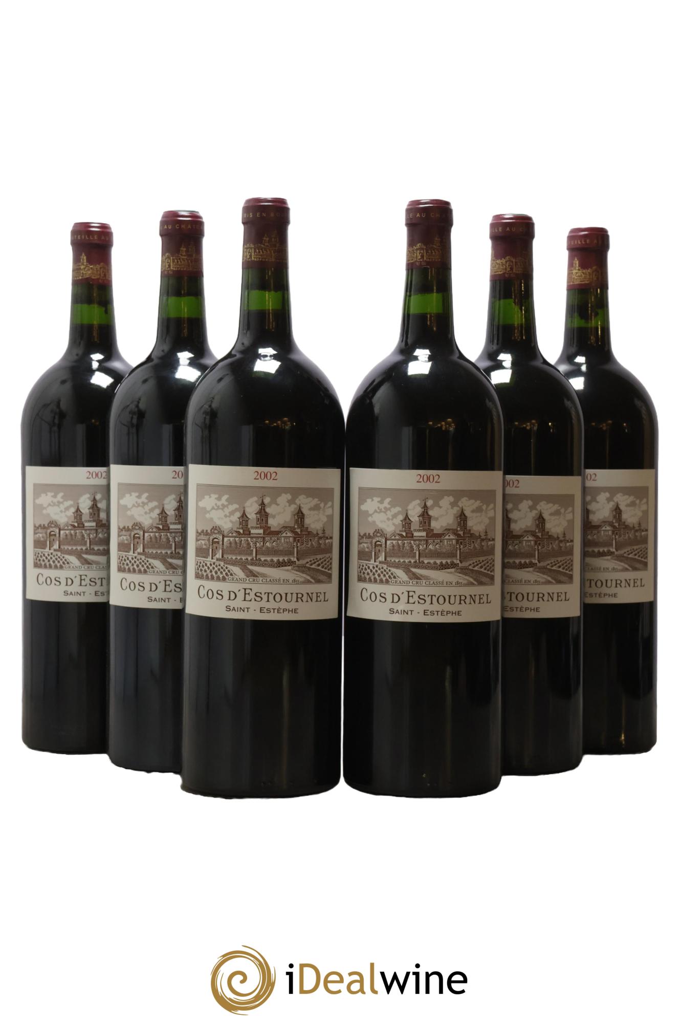 Cos d'Estournel 2ème Grand Cru Classé 2002 - Posten von 6 Magnum - 0