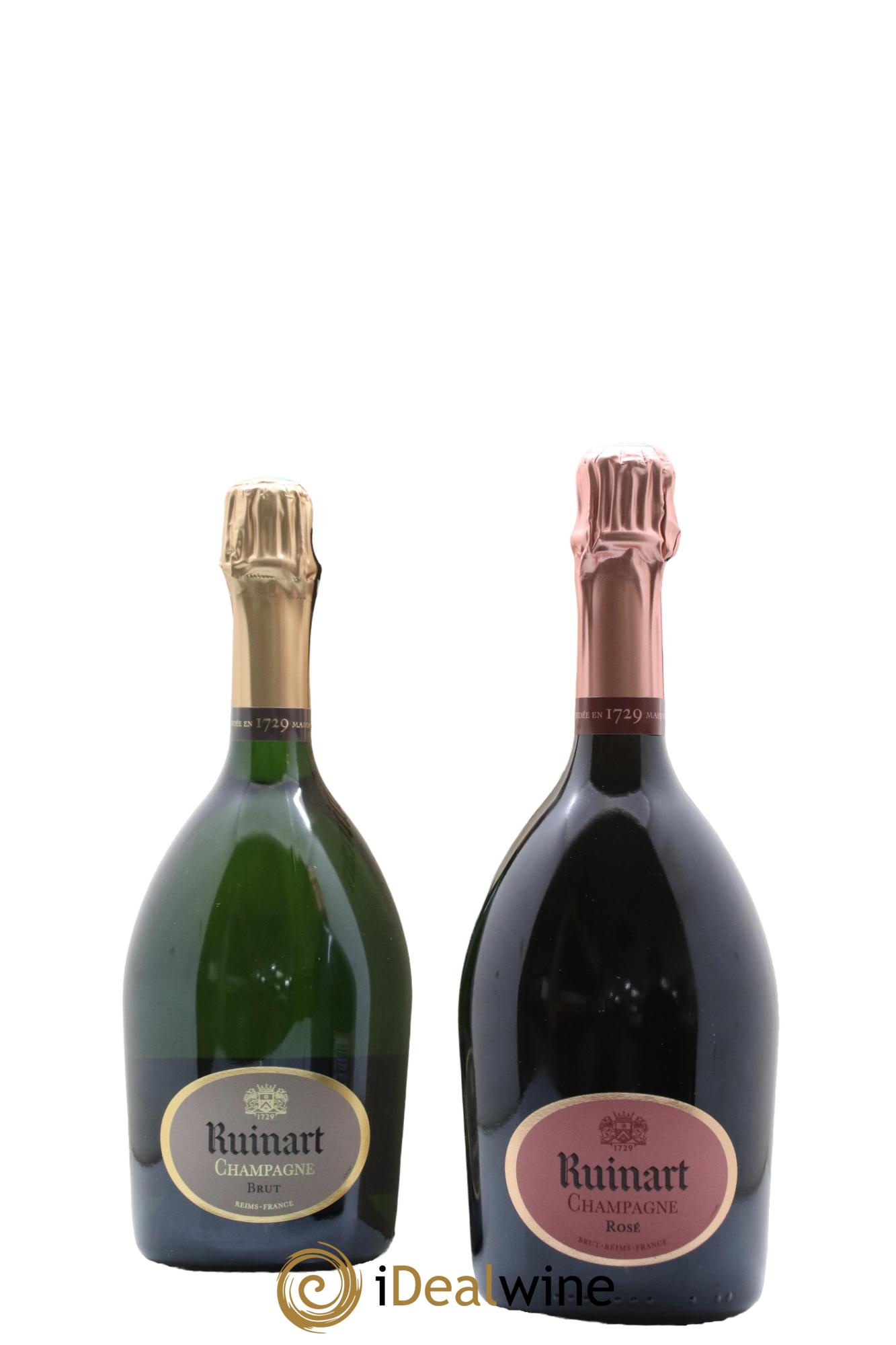 Champagne Caisse Duo Ruinart Brut et Rosé - Lot de 2 bouteilles - 1