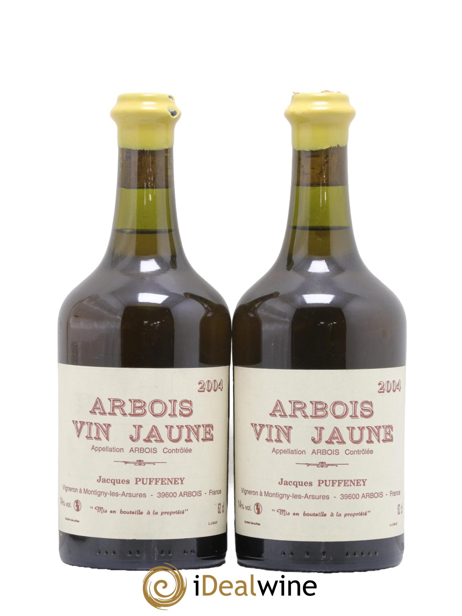 Arbois Vin Jaune Jacques Puffeney 2004 - Lot de 2 clavelins - 0