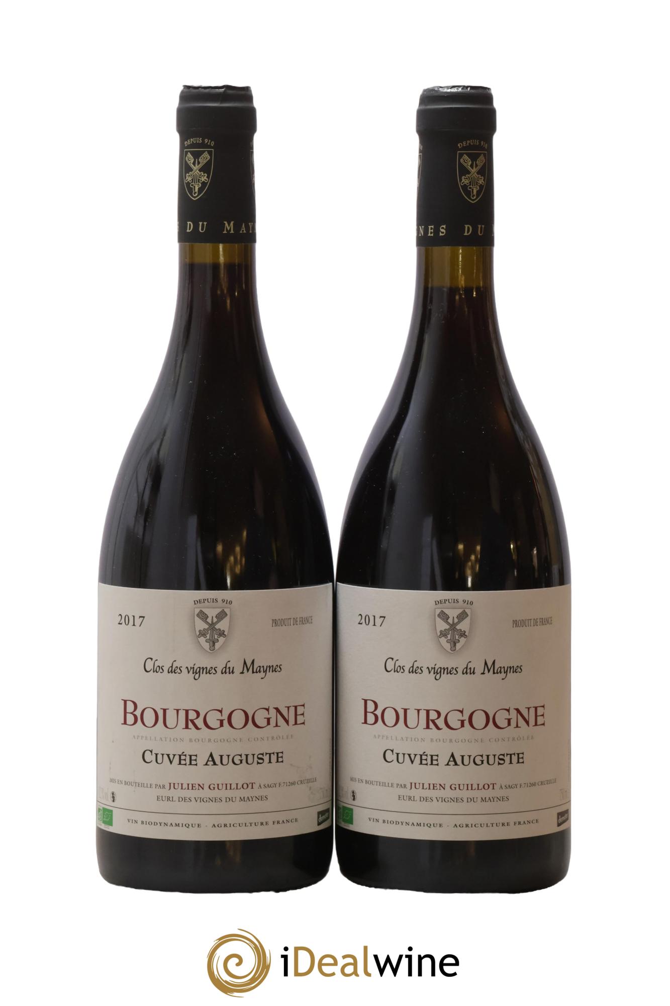 Bourgogne Cuvée Auguste Les Vignes du Maynes 2017 - Lot of 2 bottles - 0