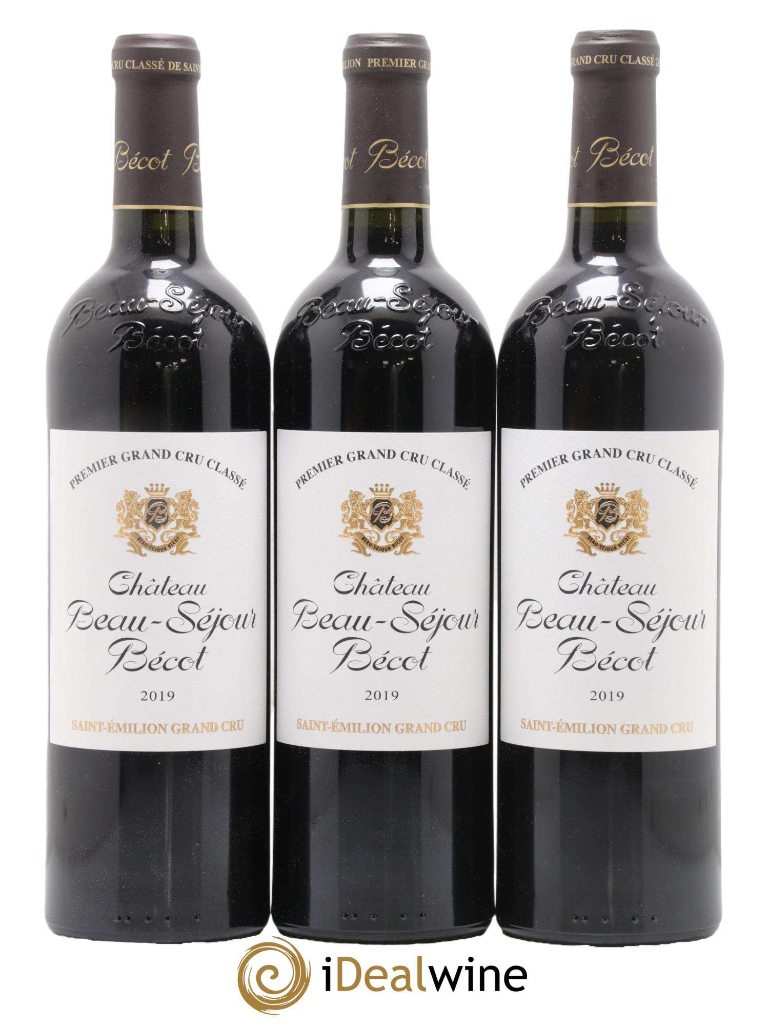 Château Beau-Séjour Bécot 1er Grand Cru Classé B 2019 - Lot de 6 bouteilles - 1