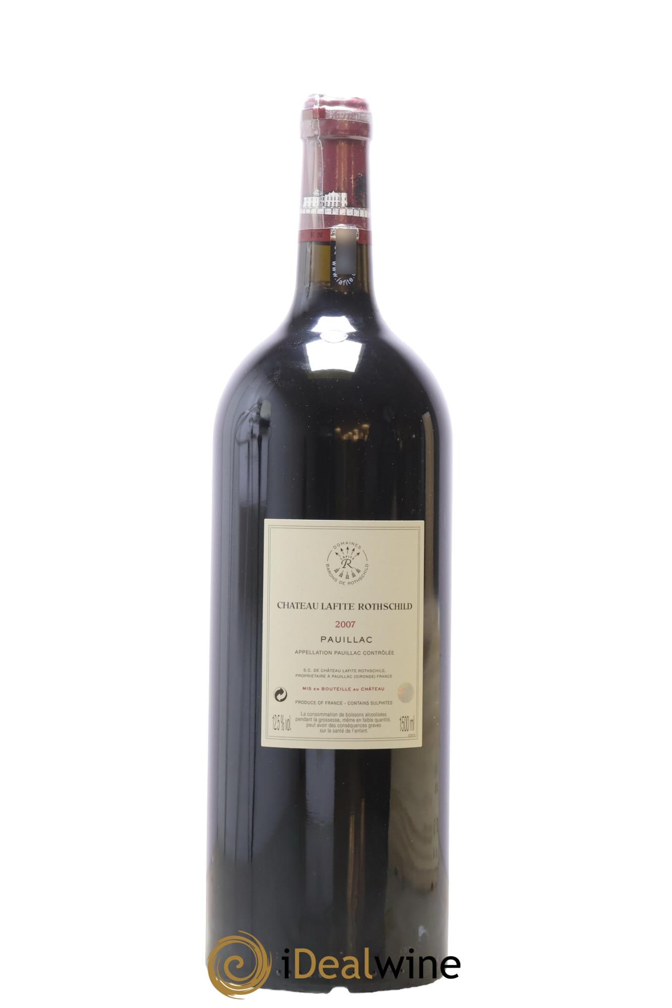 Château Lafite Rothschild 1er Grand Cru Classé 2007 - Lot de 1 magnum - 2