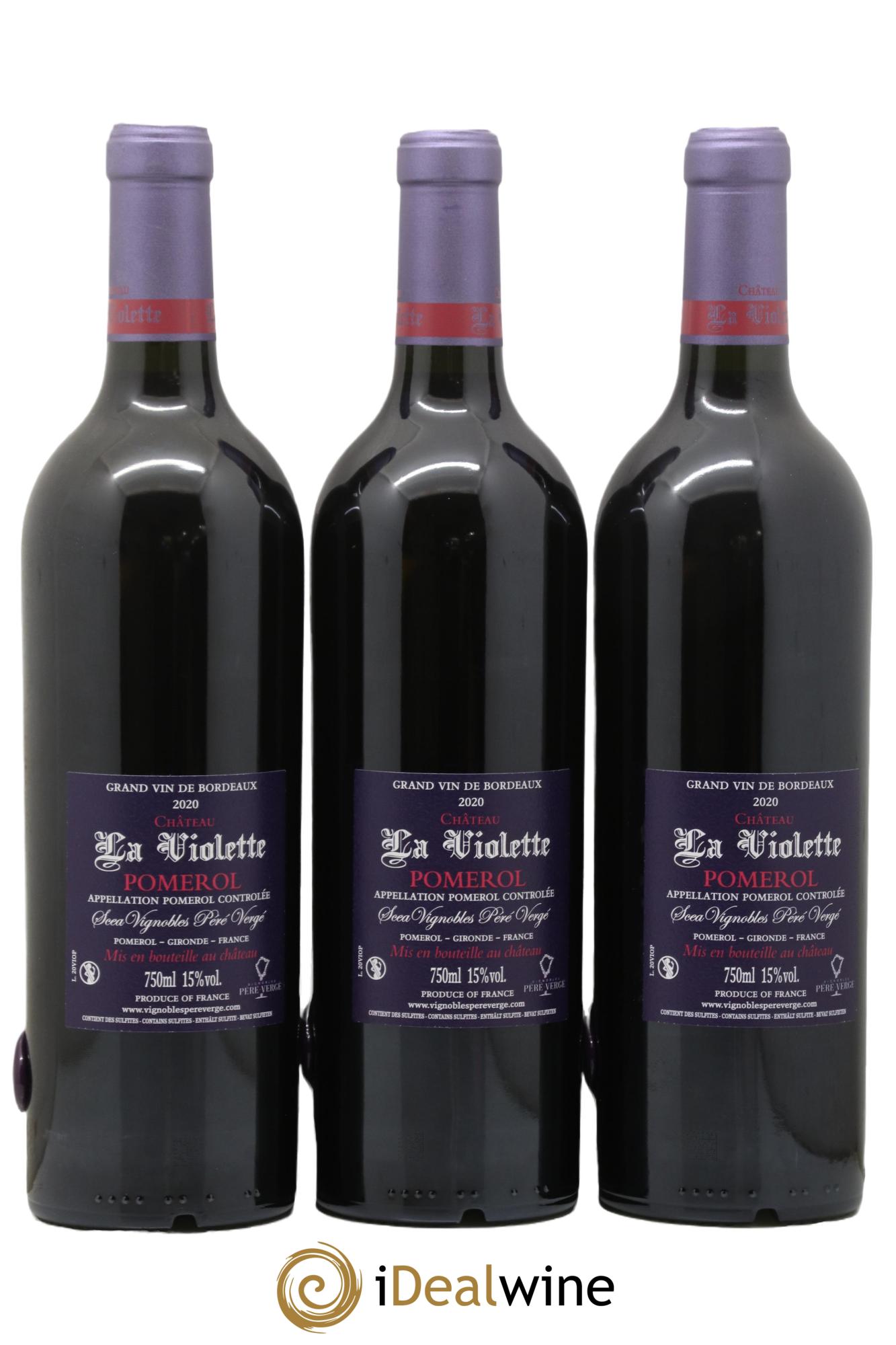 Château la Violette 2020 - Lot de 6 bouteilles - 4