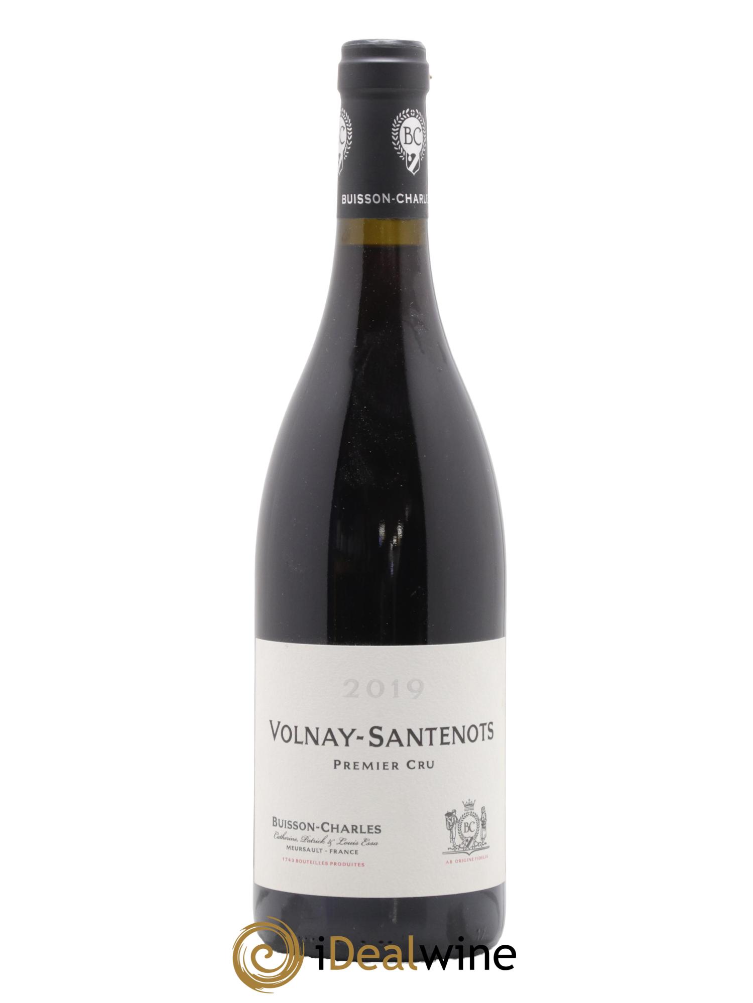 Volnay 1er Cru Santenots Buisson-Charles (Domaine) 2019 - Lot de 1 bouteille - 0