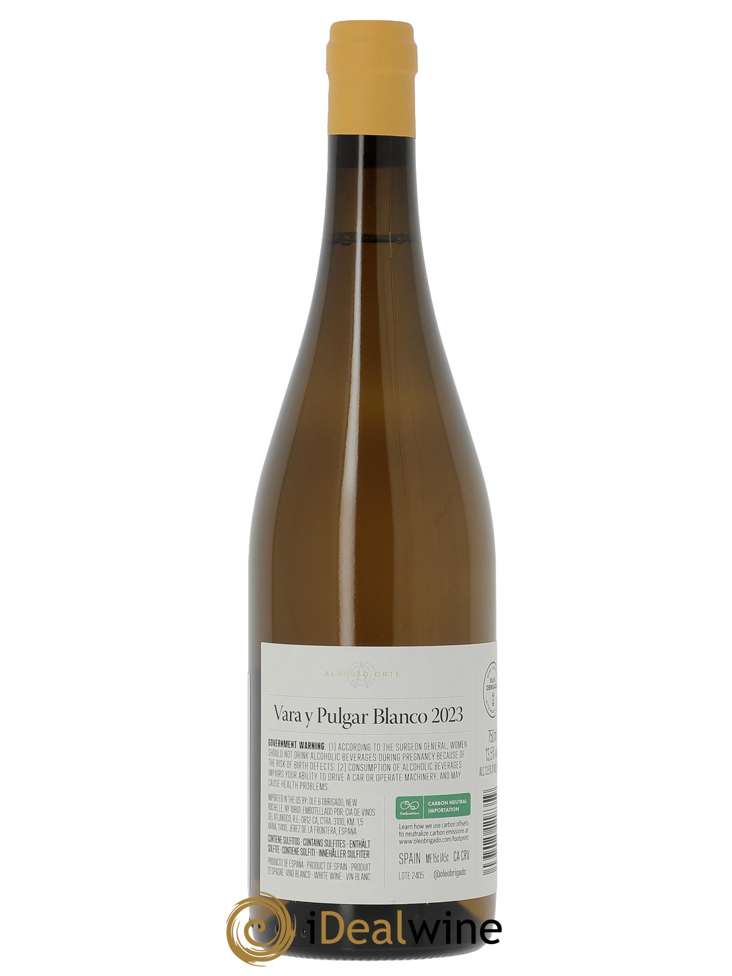 Vino de la Tierra de Cádiz Vara y Pulgar Alberto Orte 2023 - Lot de 1 bouteille - 1