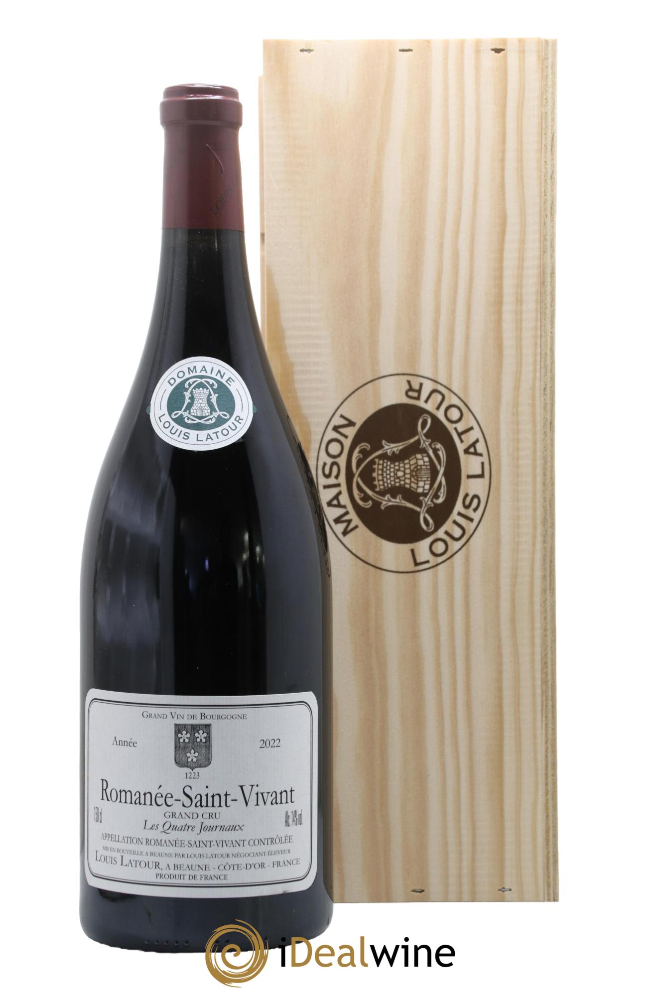 Romanée-Saint-Vivant Grand Cru Les Quatre Journaux Louis Latour  2022 - Lot de 1 magnum - 0