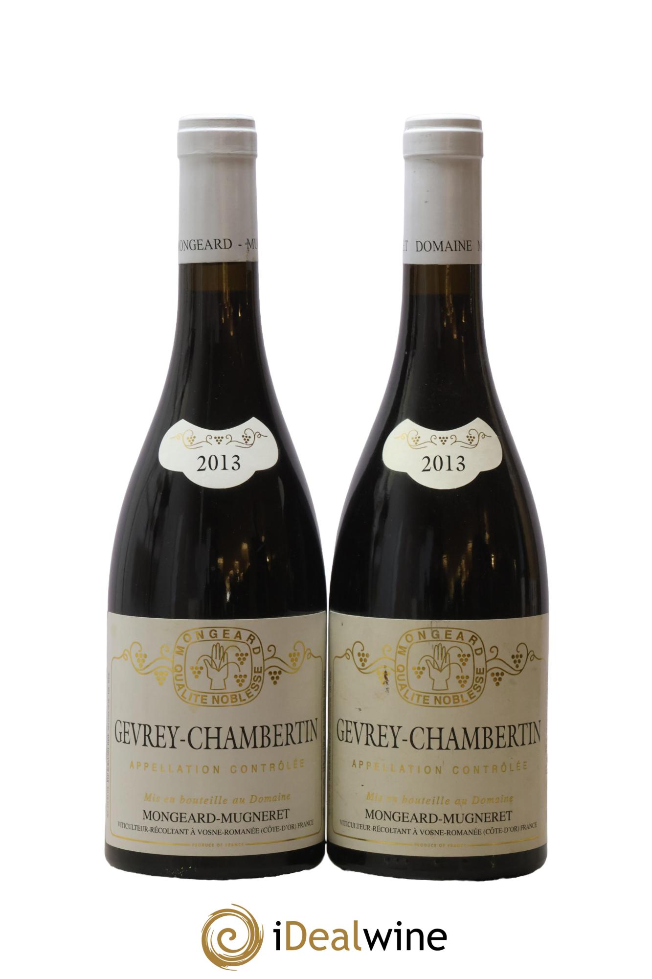 Gevrey-Chambertin Mongeard-Mugneret (Domaine) 2013 - Lot de 2 bouteilles - 0