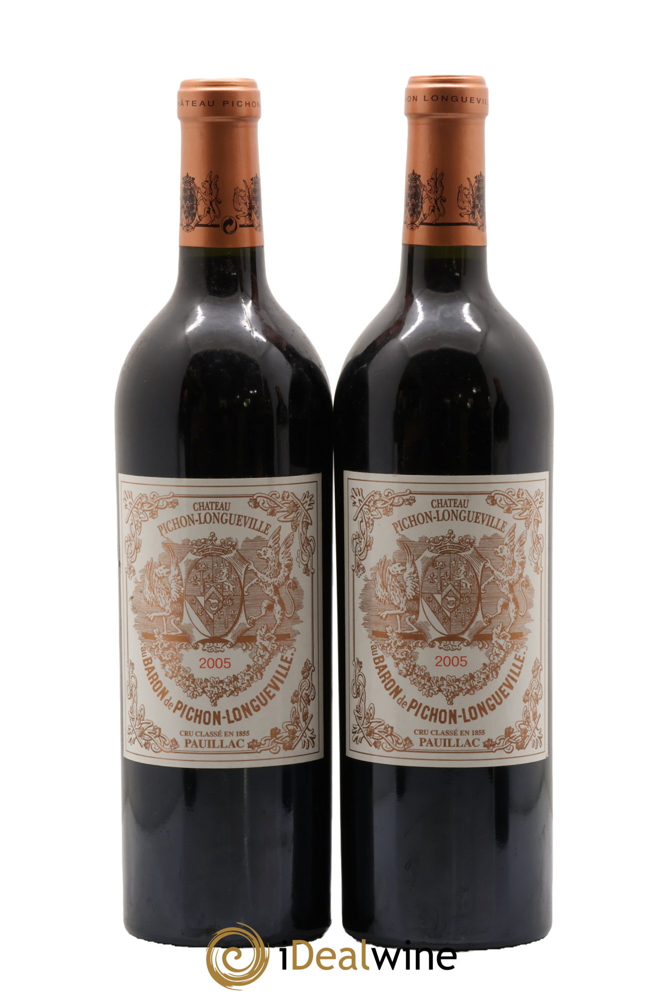 Pichon Longueville Baron 2ème Grand Cru Classé 2005 - Lot de 2 bouteilles - 0