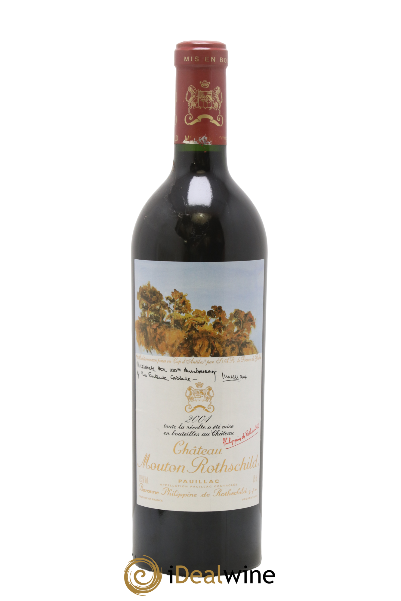 Château Mouton Rothschild 1er Grand Cru Classé 2004 - Posten von 1 Flasche - 0