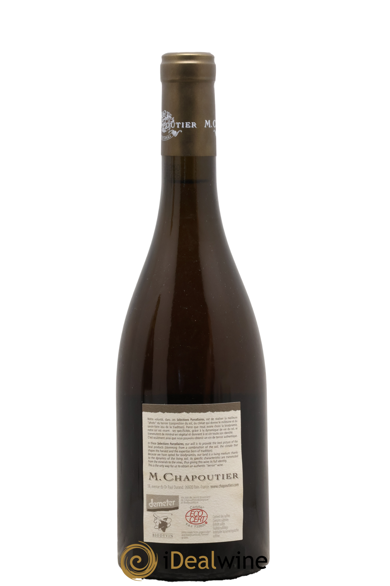 Hermitage Ermitage Le Méal Chapoutier 2005 - Lot de 1 bouteille - 1
