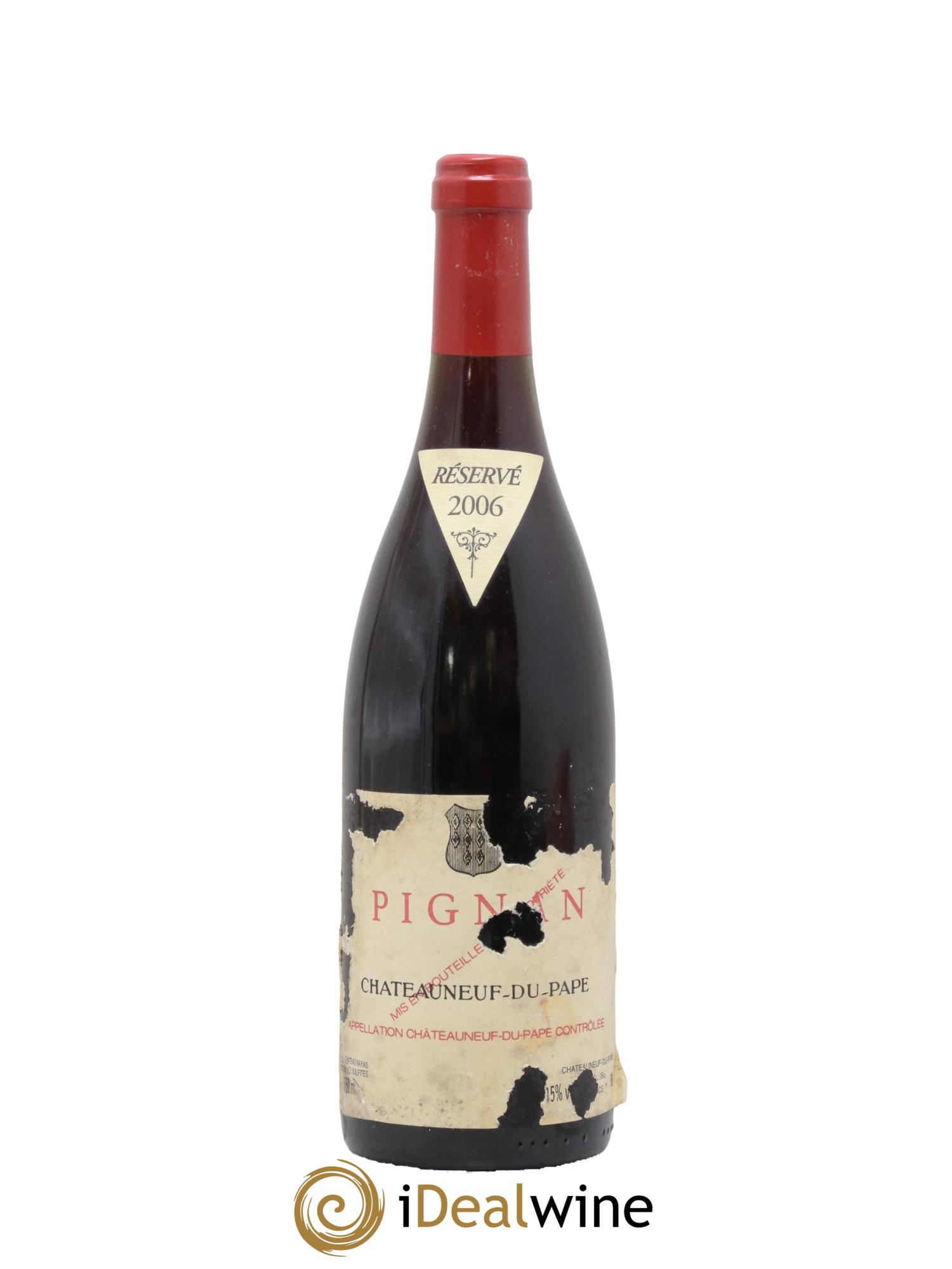 Châteauneuf-du-Pape Pignan Emmanuel Reynaud 2006 - Lot de 1 bouteille - 0
