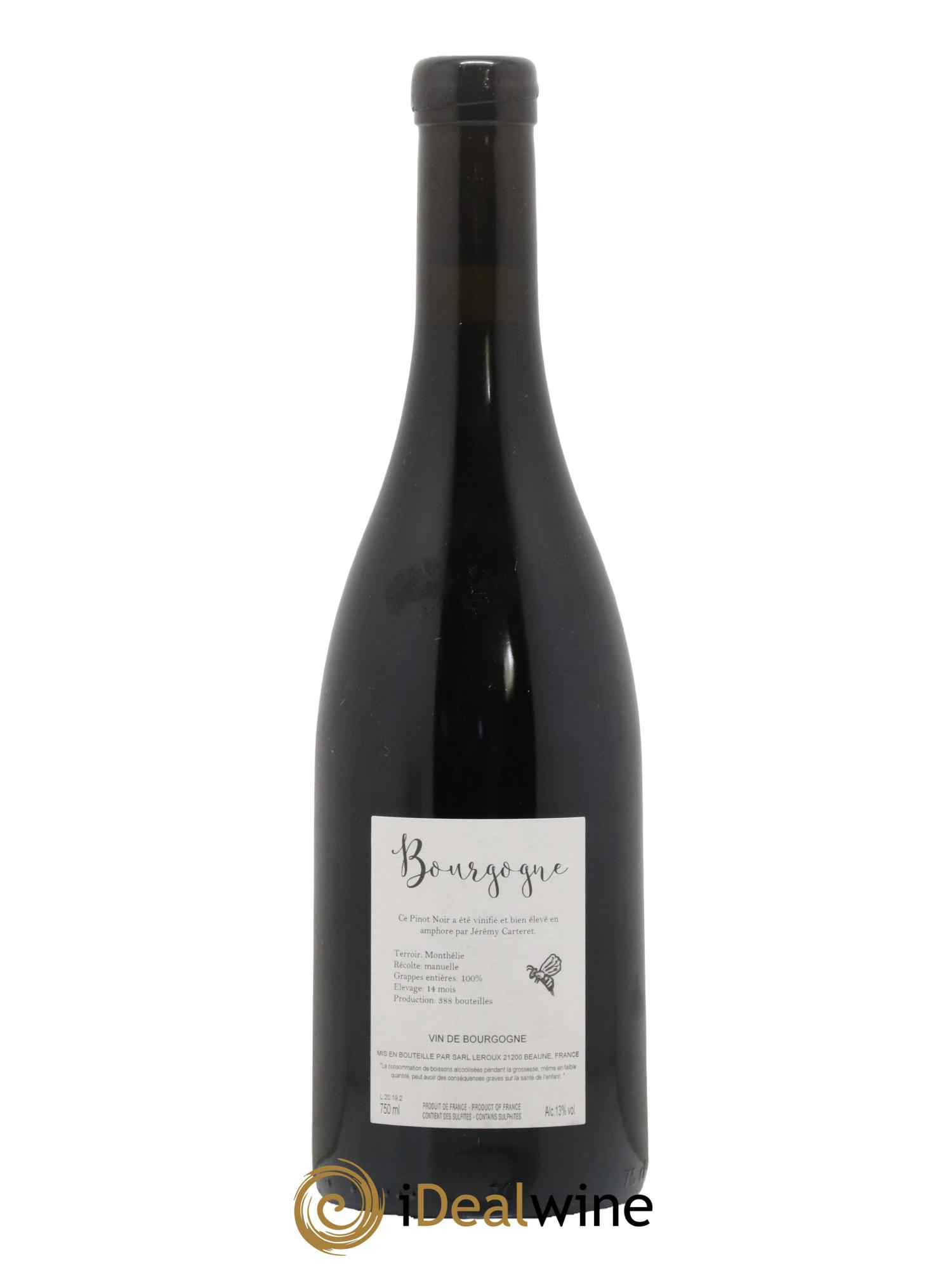 Bourgogne Domaine Leroux 2019 - Lot de 1 bouteille - 1
