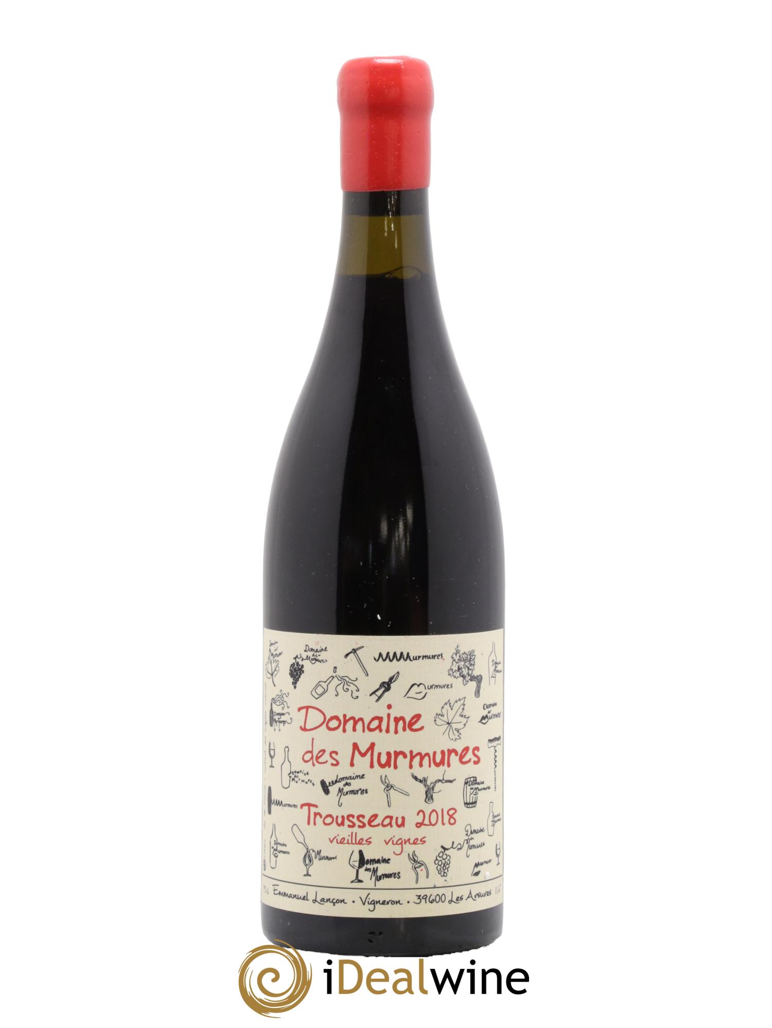 Vin de France Trousseau Vieilles Vignes Murmures (Domaine des) - Emmanuel Lançon 2018 - Posten von 1 Flasche - 0