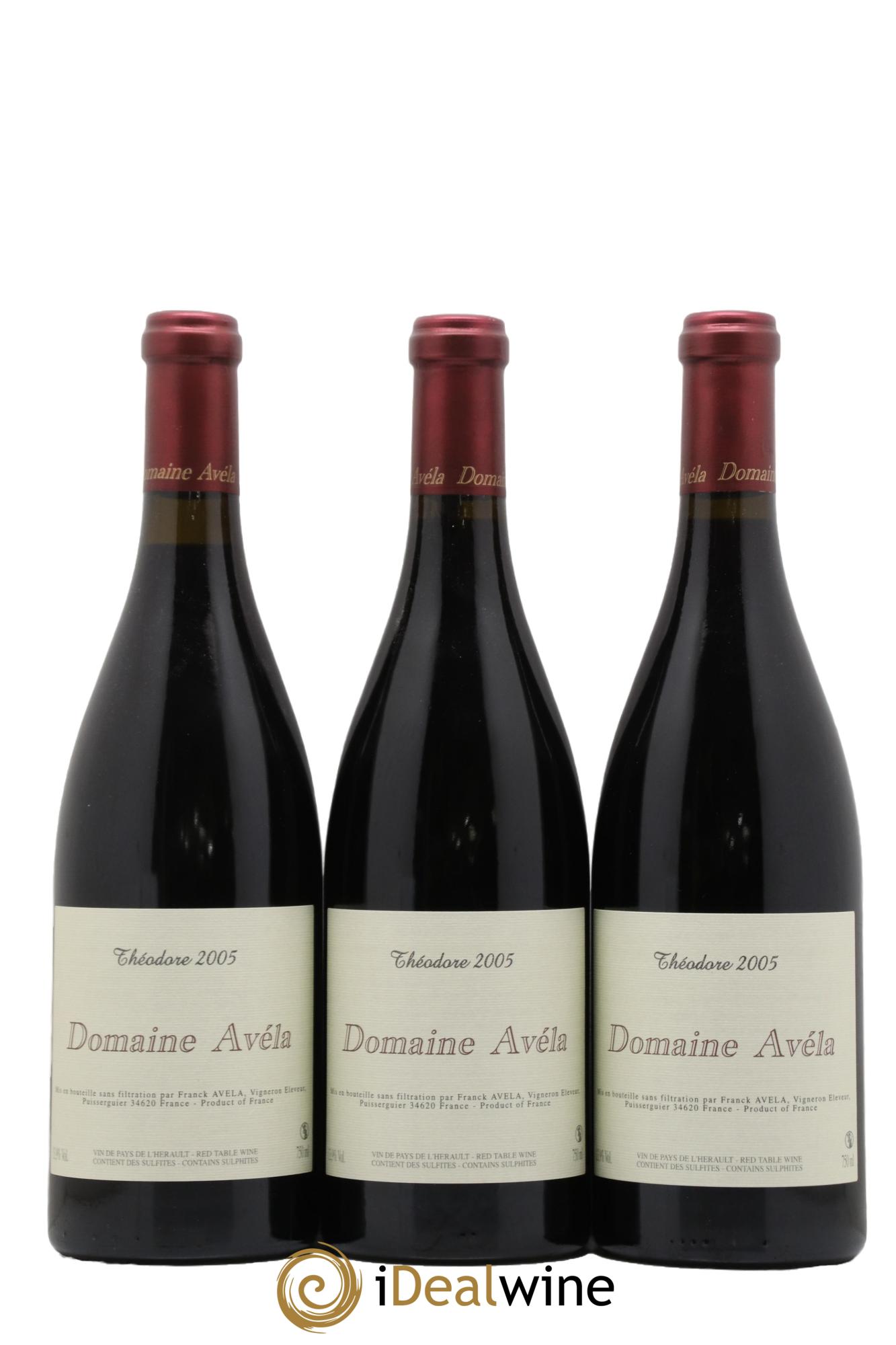Vin de France Théodore Avéla 2005 - Lot de 6 bouteilles - 2