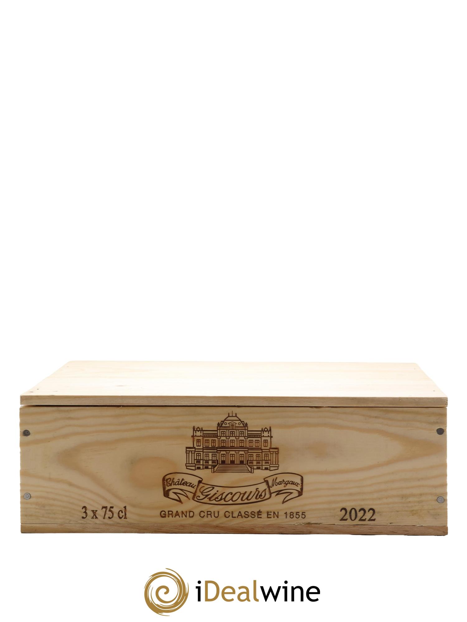 Château Giscours 3ème Grand Cru Classé 2022 - Lot de 3 bouteilles - 1