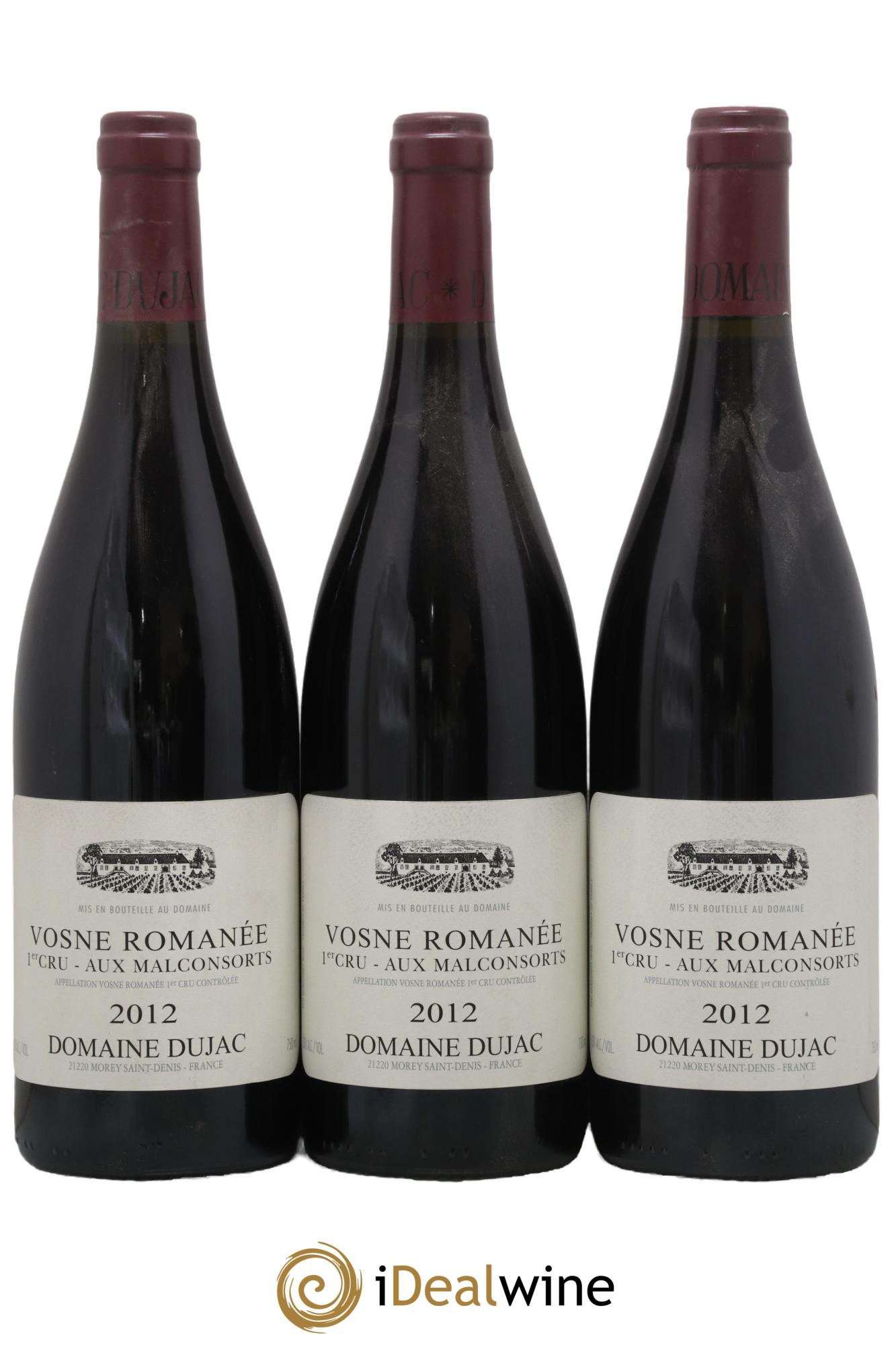 Vosne-Romanée 1er Cru Aux Malconsorts Dujac (Domaine) 2012 - Lot de 3 bouteilles - 0