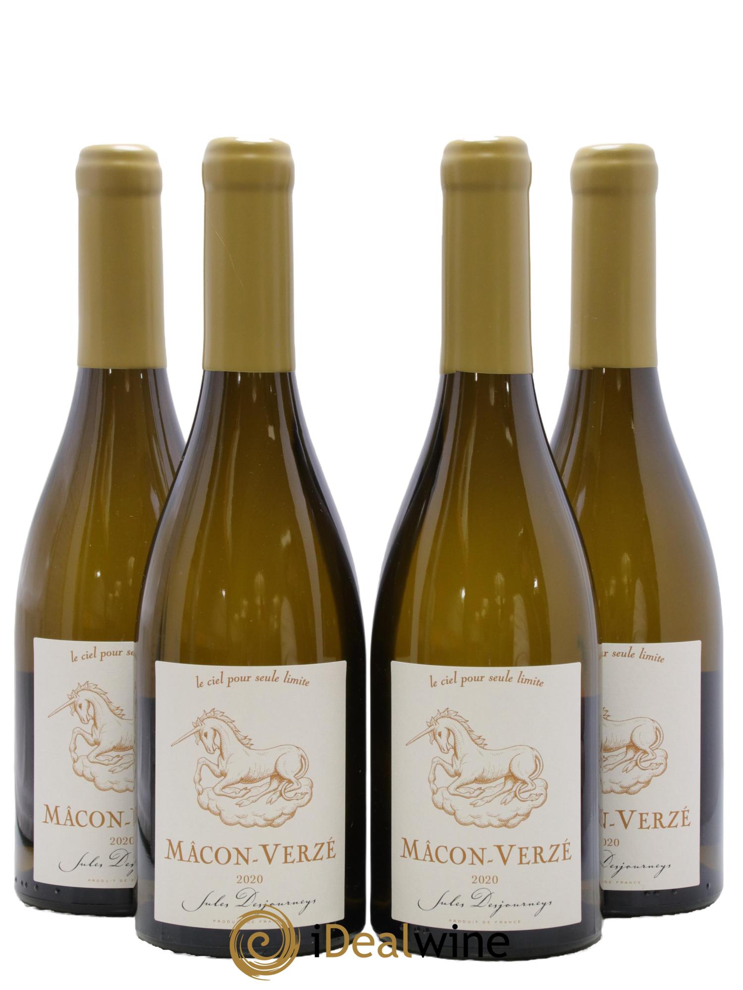 Mâcon-Verzé Jules Desjourneys 2020 - Lot de 4 bouteilles - 0