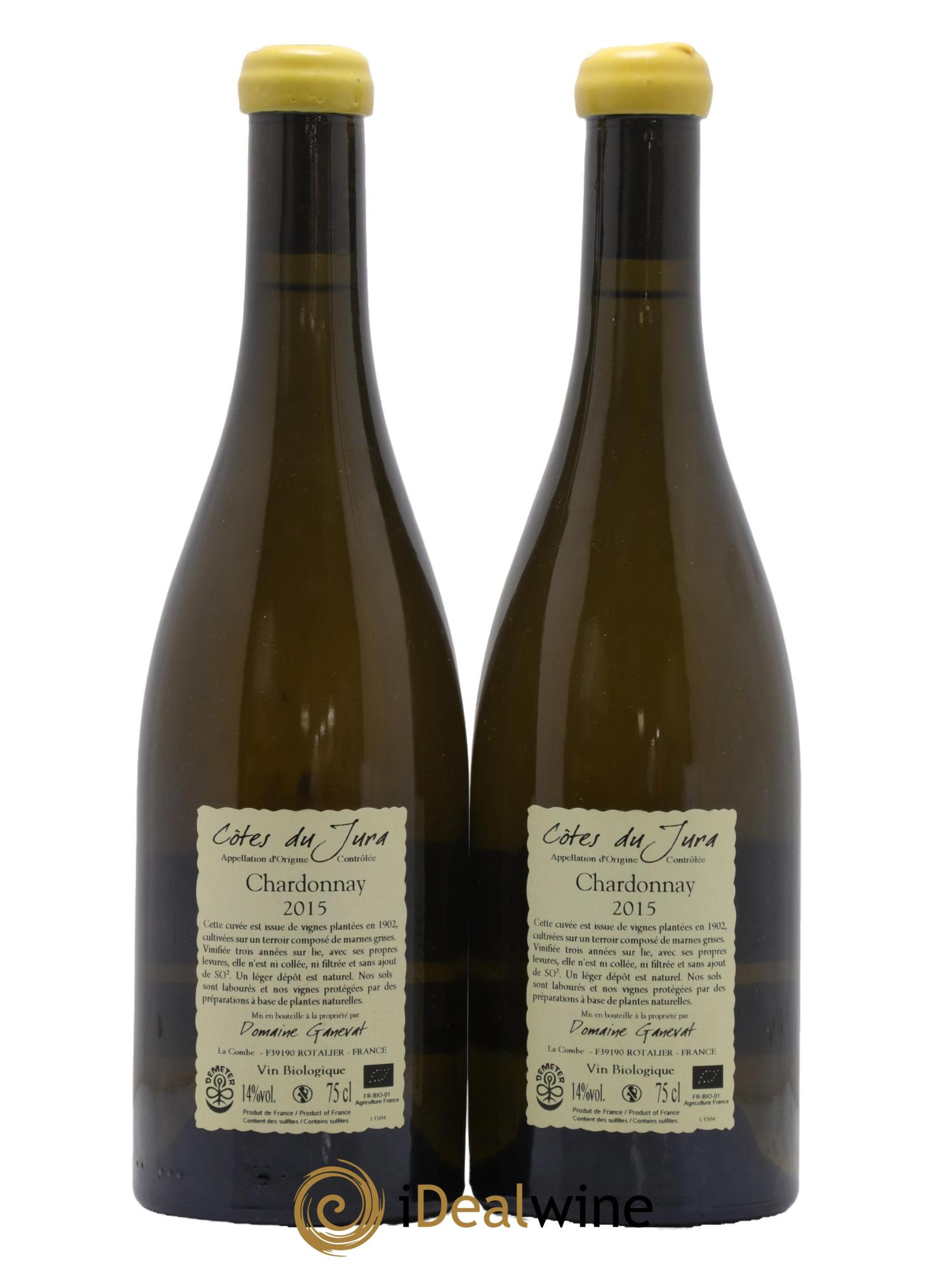 Côtes du Jura Les Chalasses Vieilles Vignes Jean-François Ganevat (Domaine) 2015 - Lot de 2 bouteilles - 1