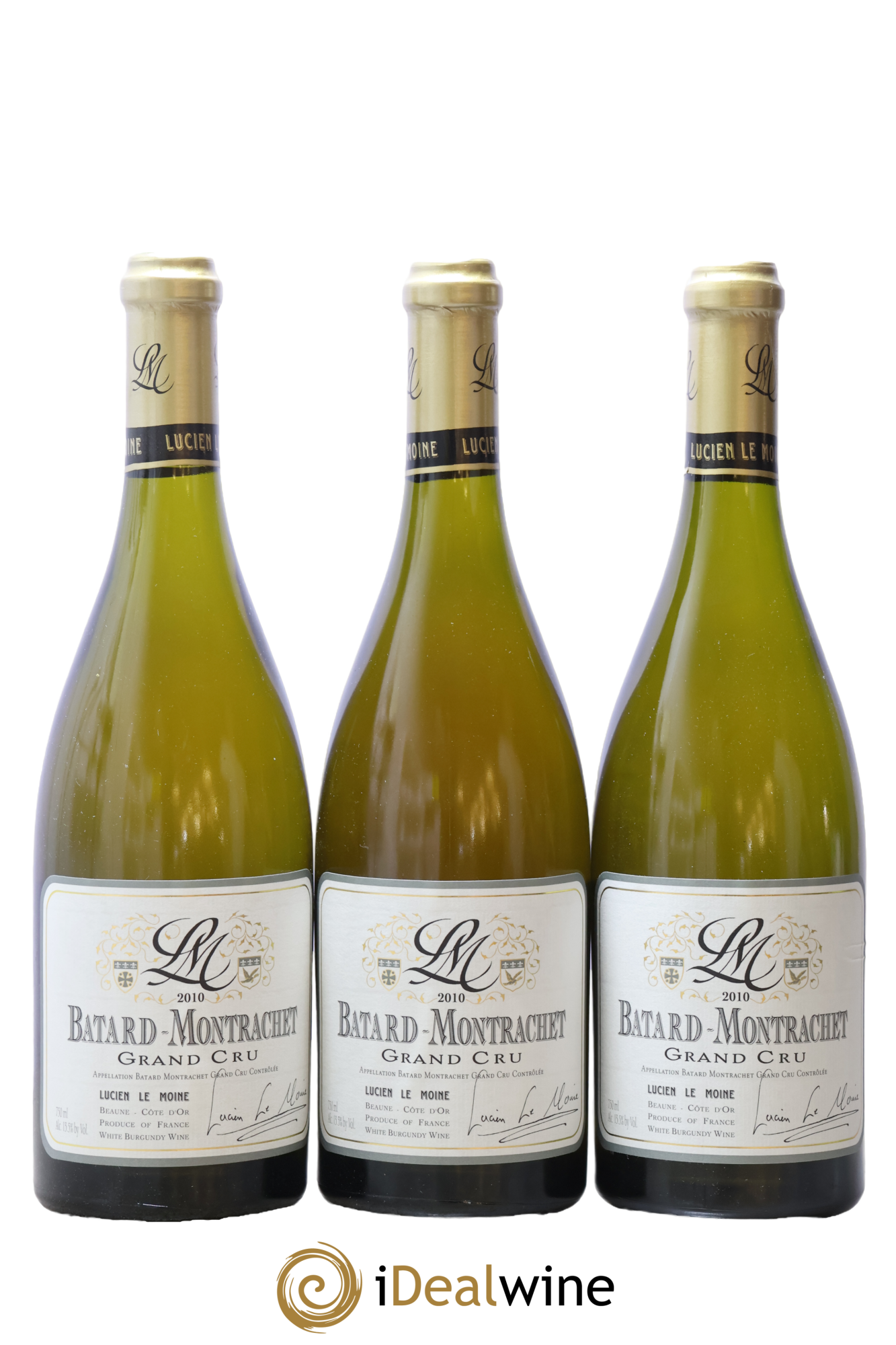 Bâtard-Montrachet Grand Cru Lucien Le Moine 2010 - Lot de 3 bouteilles - 0