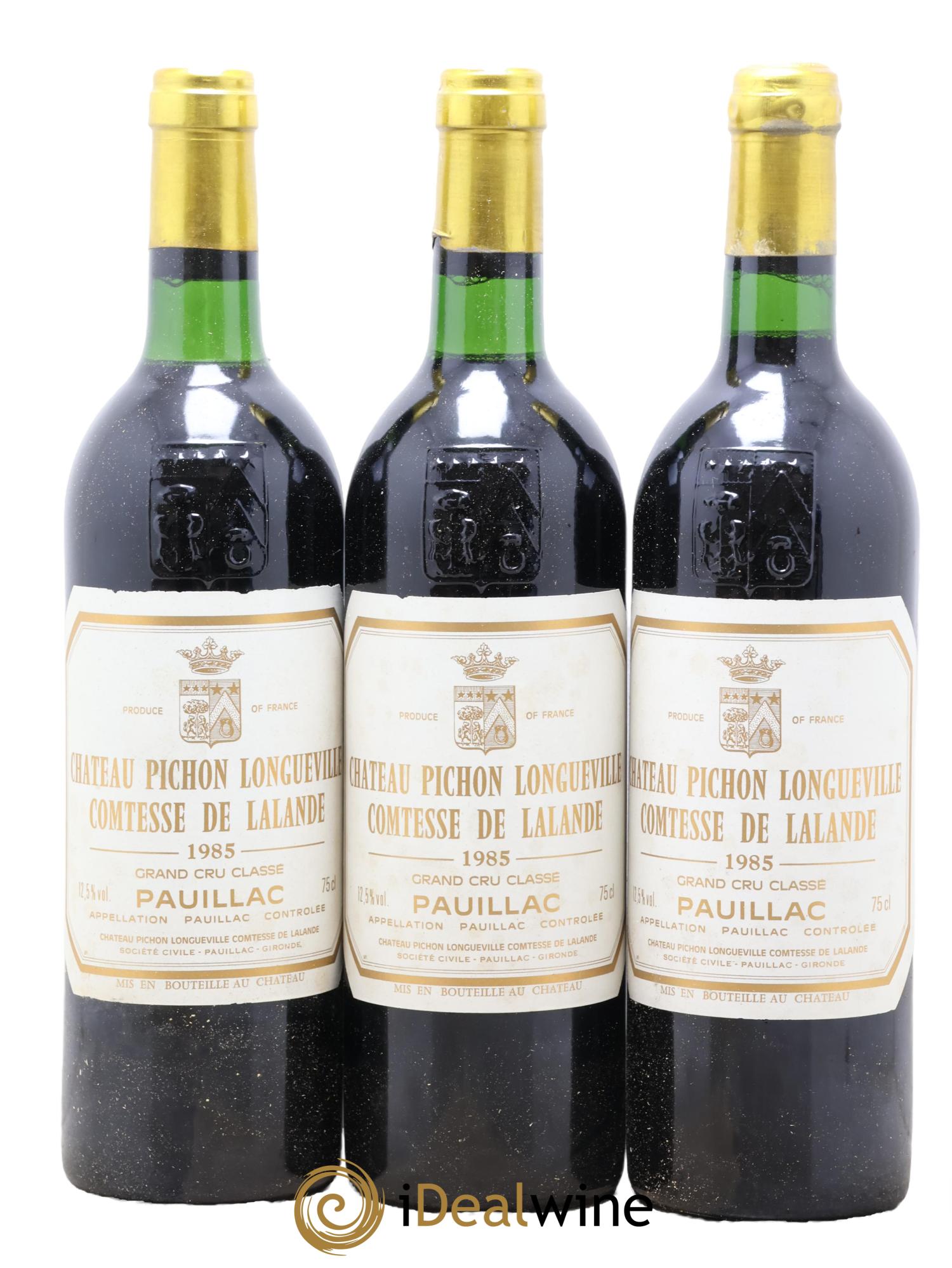 Château Pichon Longueville Comtesse de Lalande 2ème Grand Cru Classé  1985 - Lot de 12 bouteilles - 4