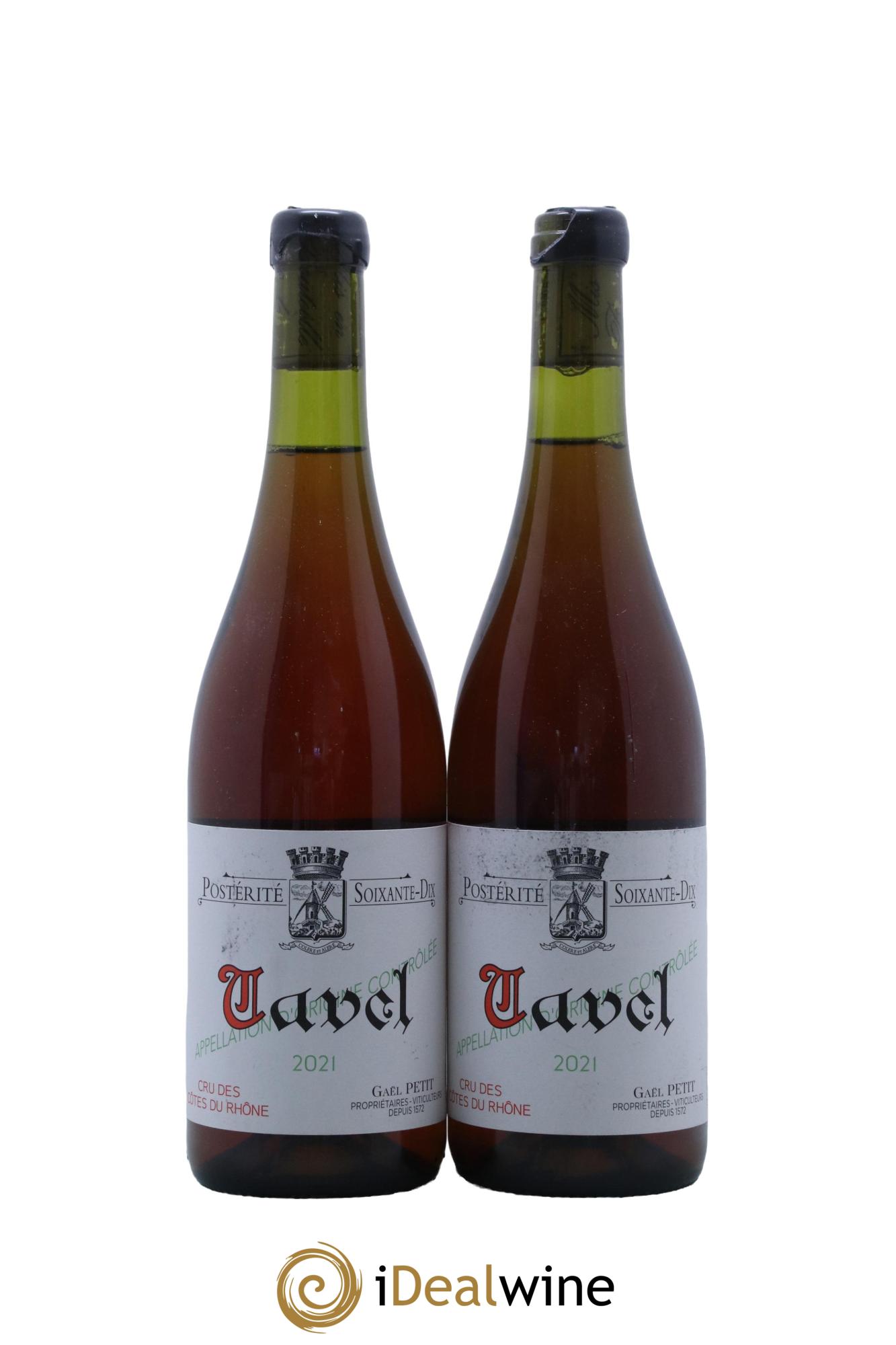 Tavel Posterite Soixante Dix Gael Petit 2021 - Lot de 2 bouteilles - 0