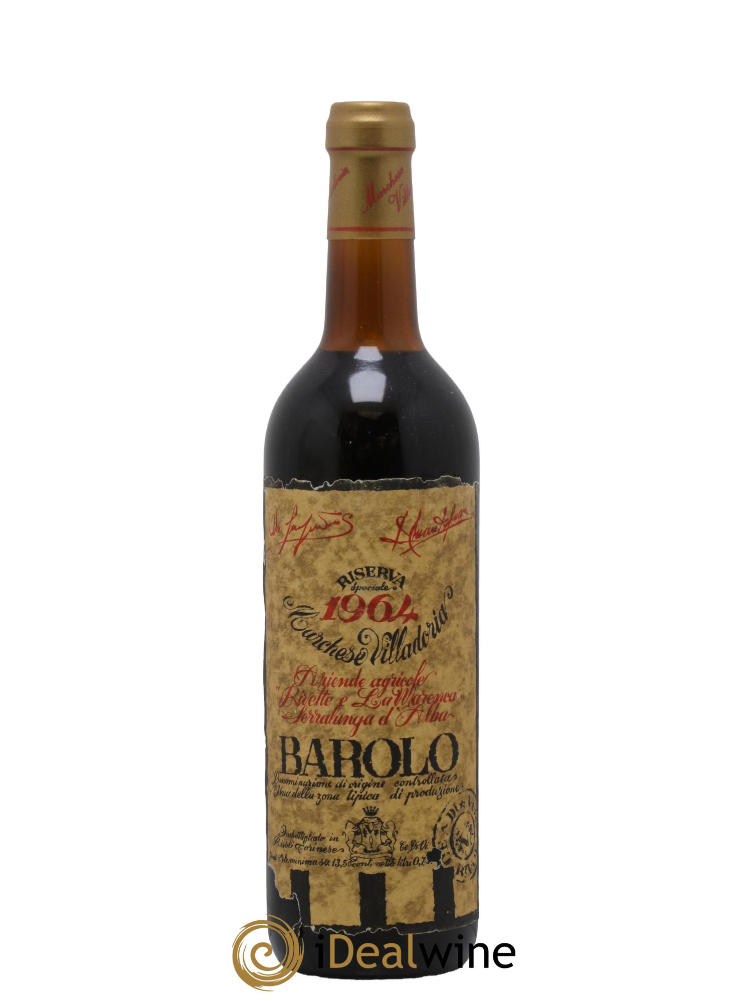 Barolo Riserva Speciale Villadoria 1964 - Posten von 1 Flasche - 0