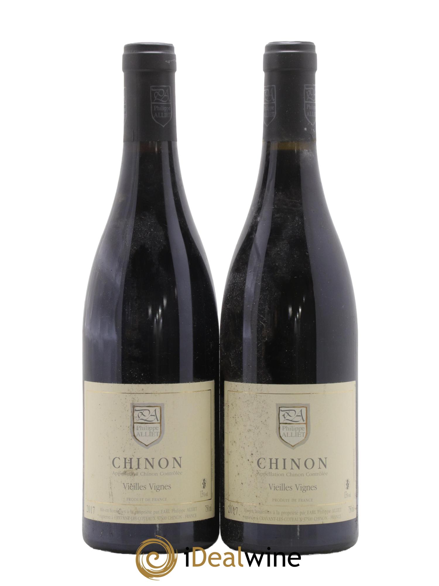 Chinon Vieilles Vignes Philippe Alliet 2017 - Lotto di 2 bottiglie - 0