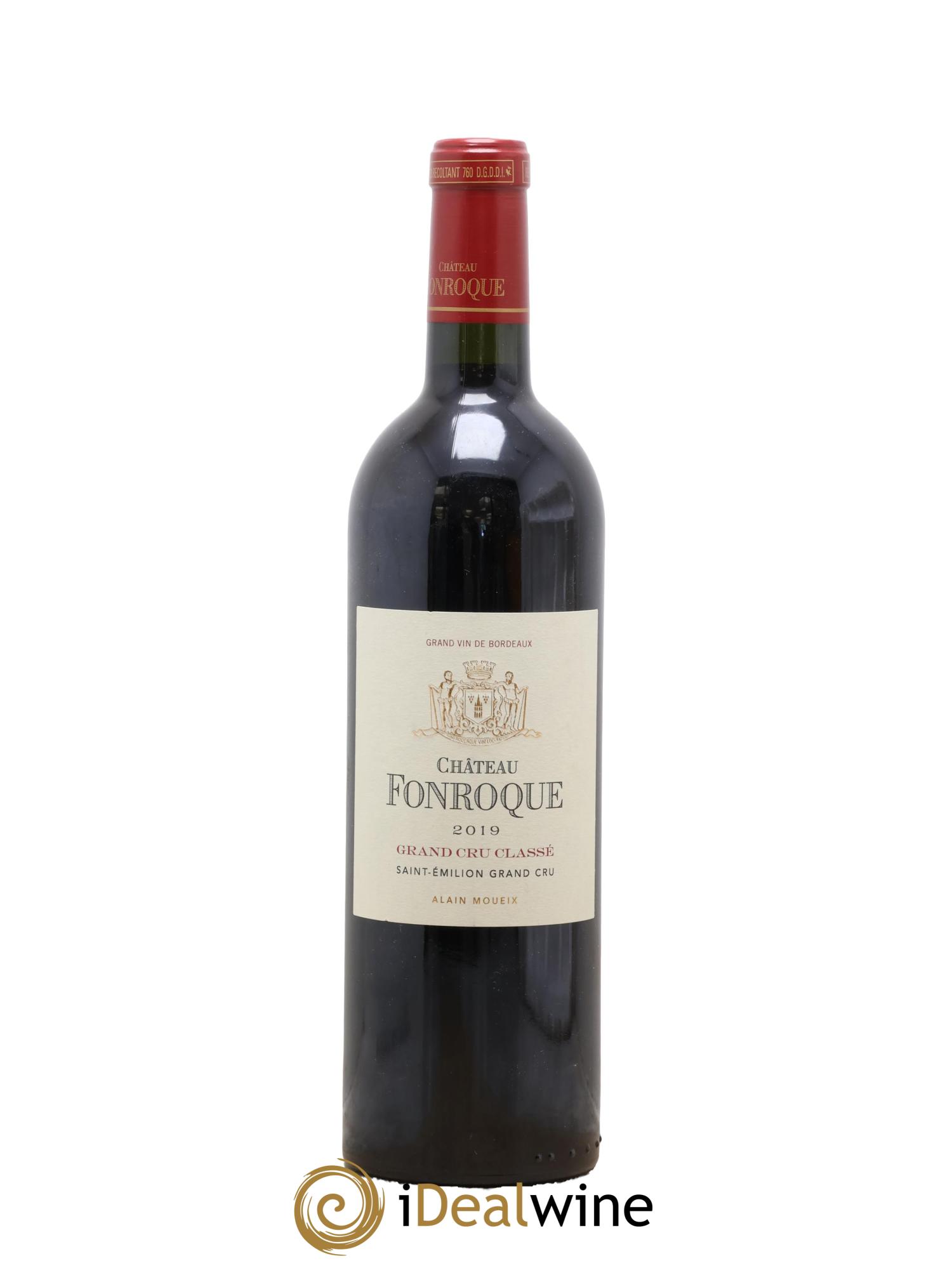 Château Fonroque Grand Cru Classé 2019 - Lot de 1 bouteille - 0