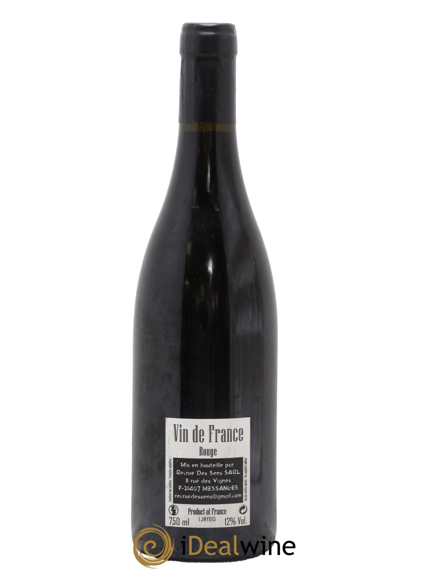 Vin de France Jeannot Yann Durieux - Recrue des Sens 2015 - Posten von 1 Flasche - 1