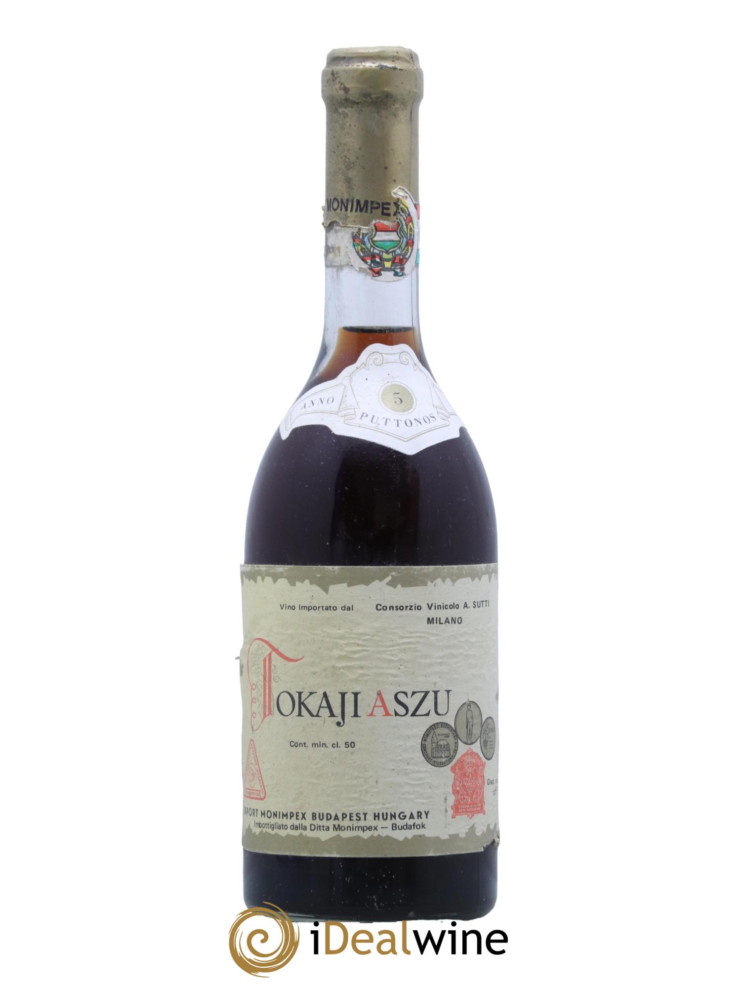 Tokaji Aszu Monimpex Budafok 5 Puttonyos 1971 - Lot de 1 format 50cl - 0