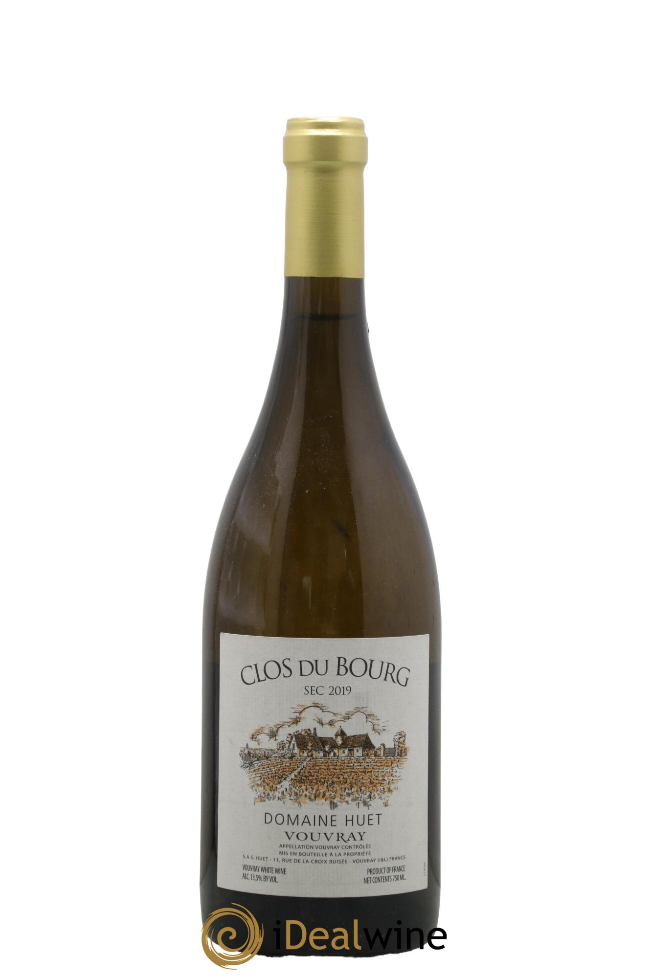 Vouvray Clos du Bourg Sec Domaine Huet 2019 - Lotto di 1 bottiglia - 0