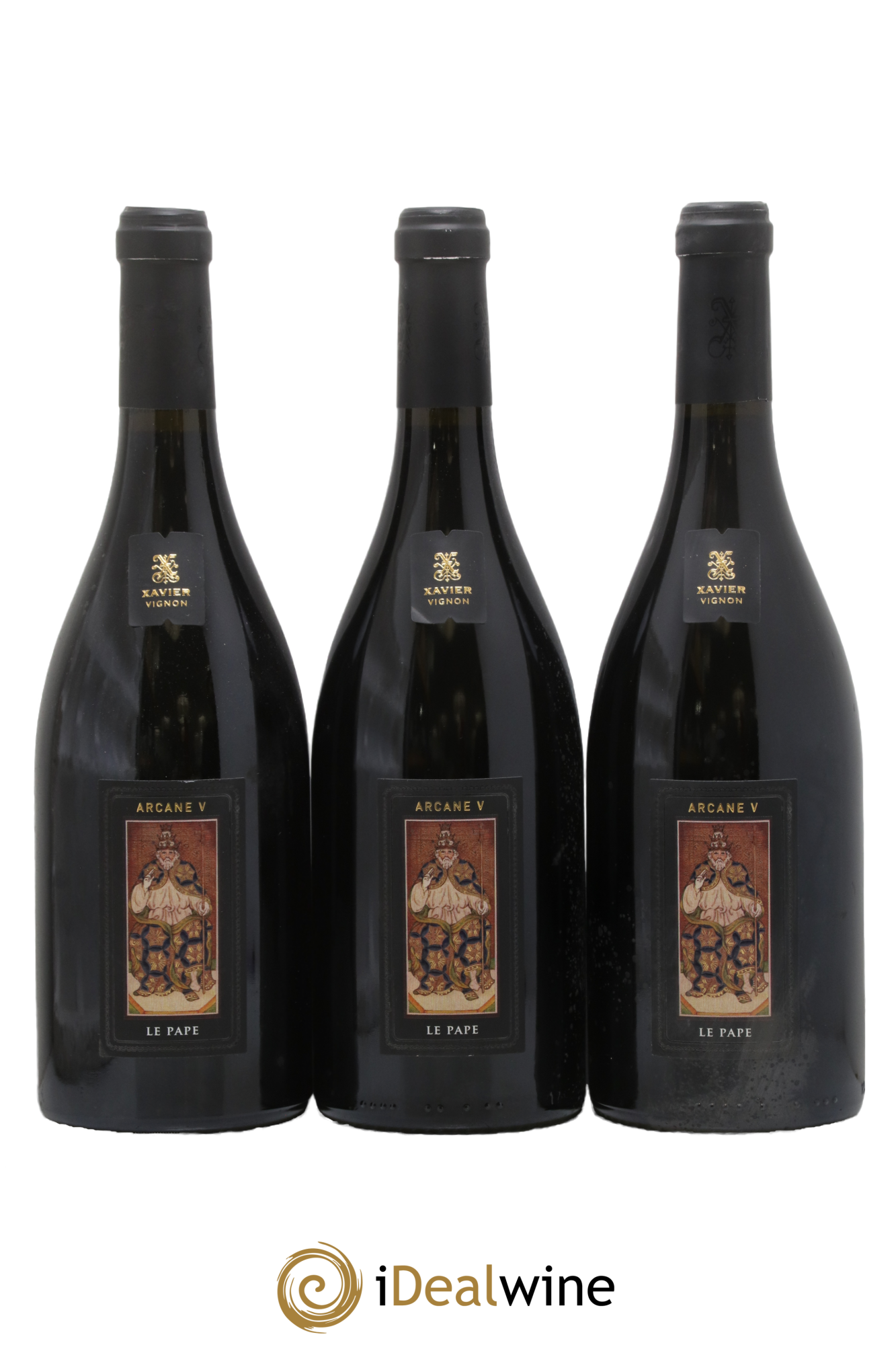 Châteauneuf-du-Pape Arcanes V Le Pape Xavier Vignon 2010 - Lot de 3 bouteilles - 0