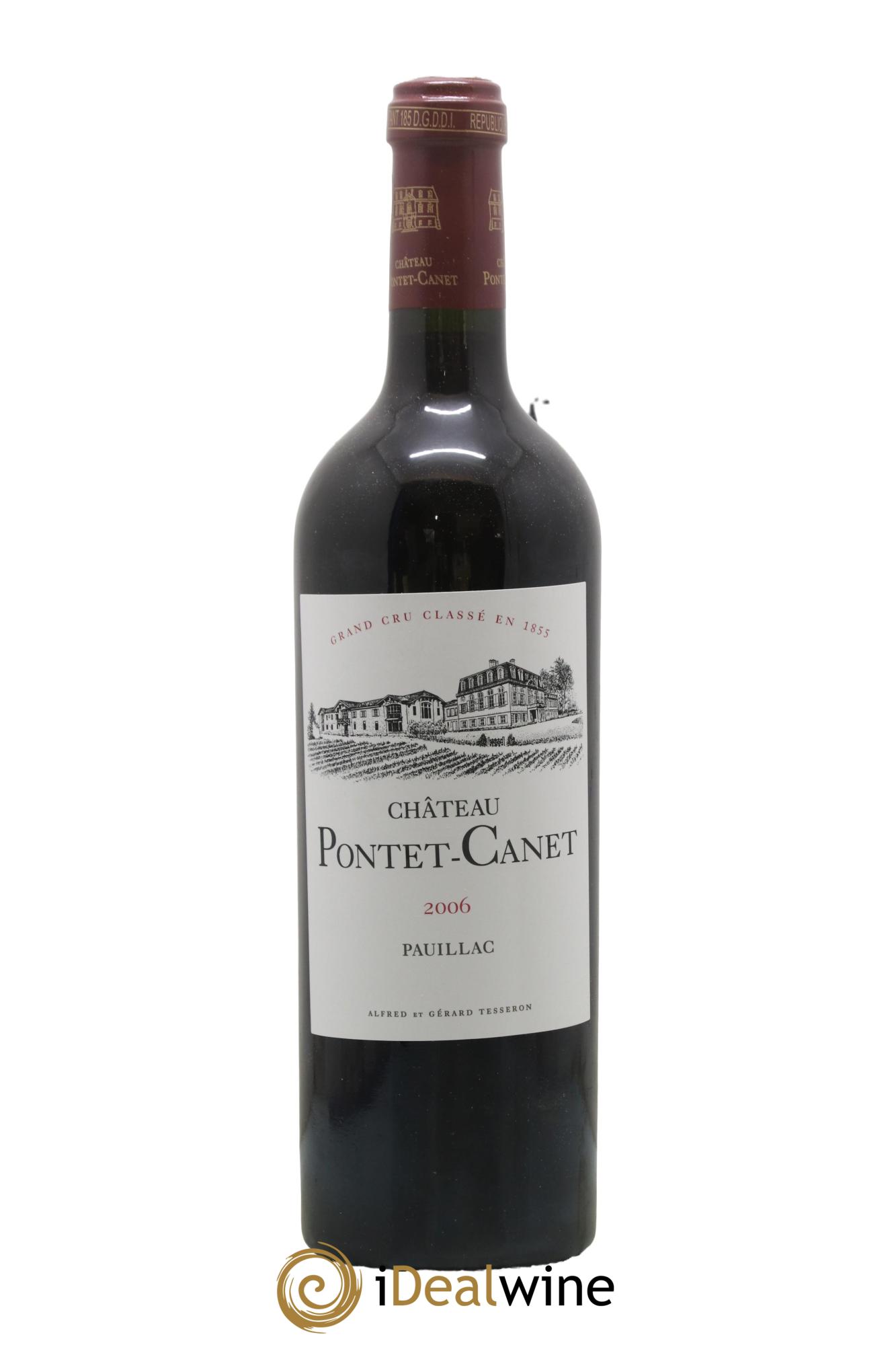 Château Pontet Canet 5ème Grand Cru Classé 2006 - Lot de 1 bouteille - 0
