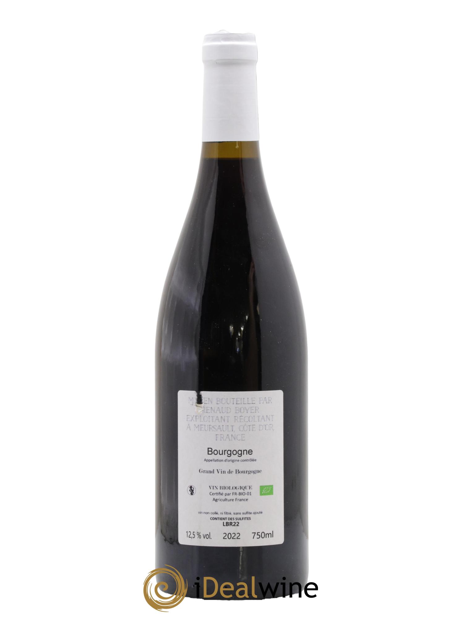 Bourgogne Les Riaux Renaud Boyer 2022 - Lot of 1 bottle - 1