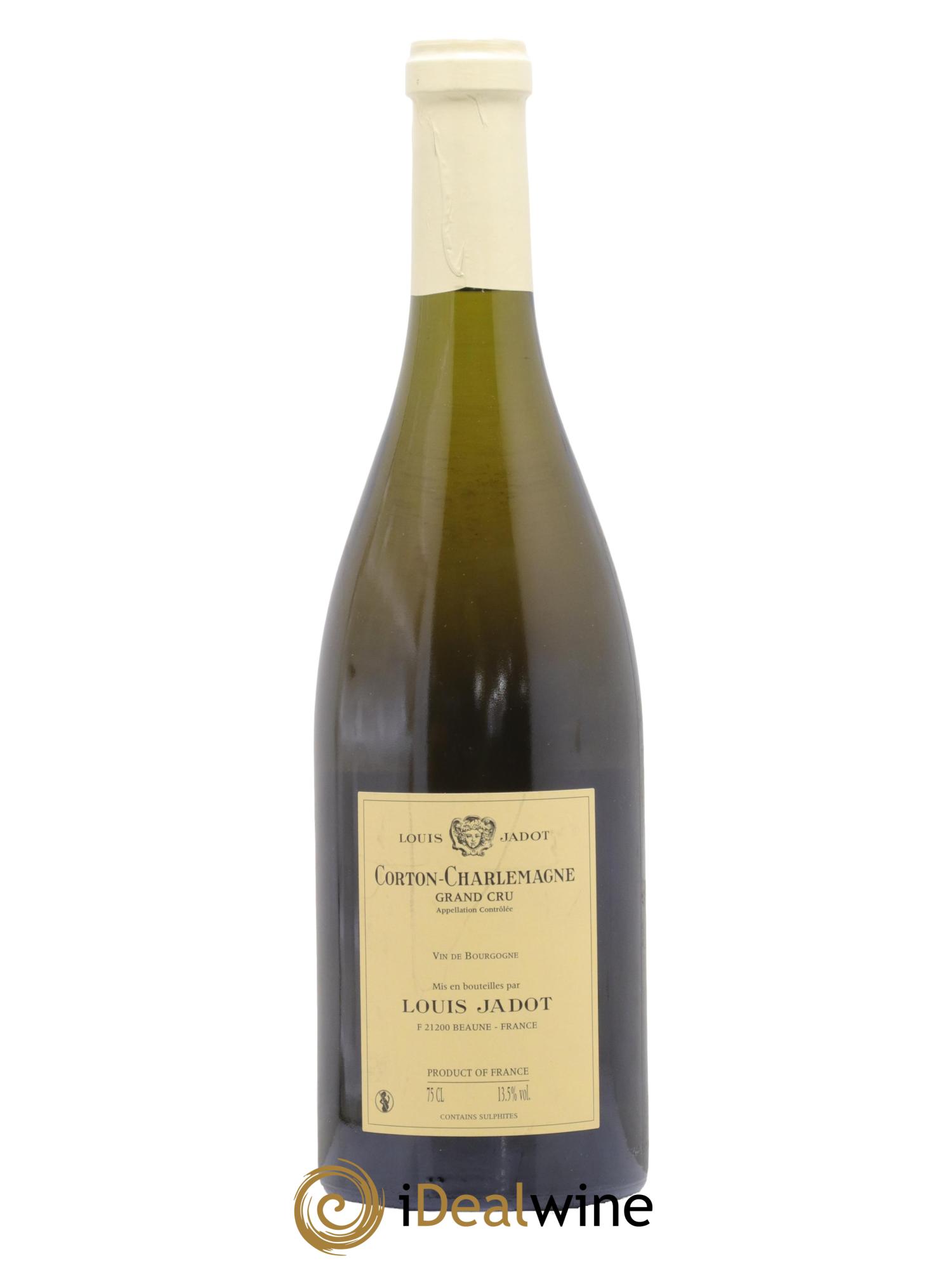 Corton-Charlemagne Grand Cru Héritiers Louis Jadot (Domaine des) - Louis Jadot 2010 - Lot de 1 bouteille - 1