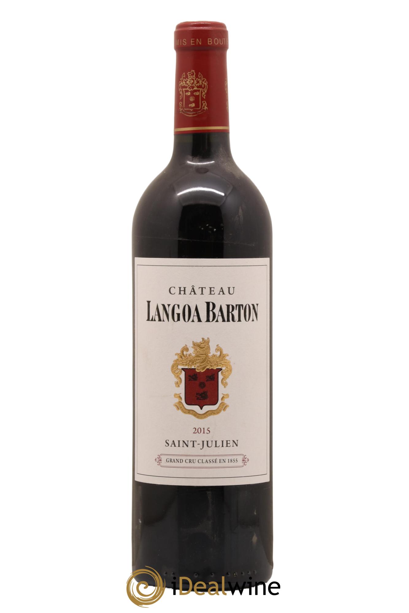 Château Langoa Barton 3ème Grand Cru Classé 2015 - Lot de 1 bouteille - 0
