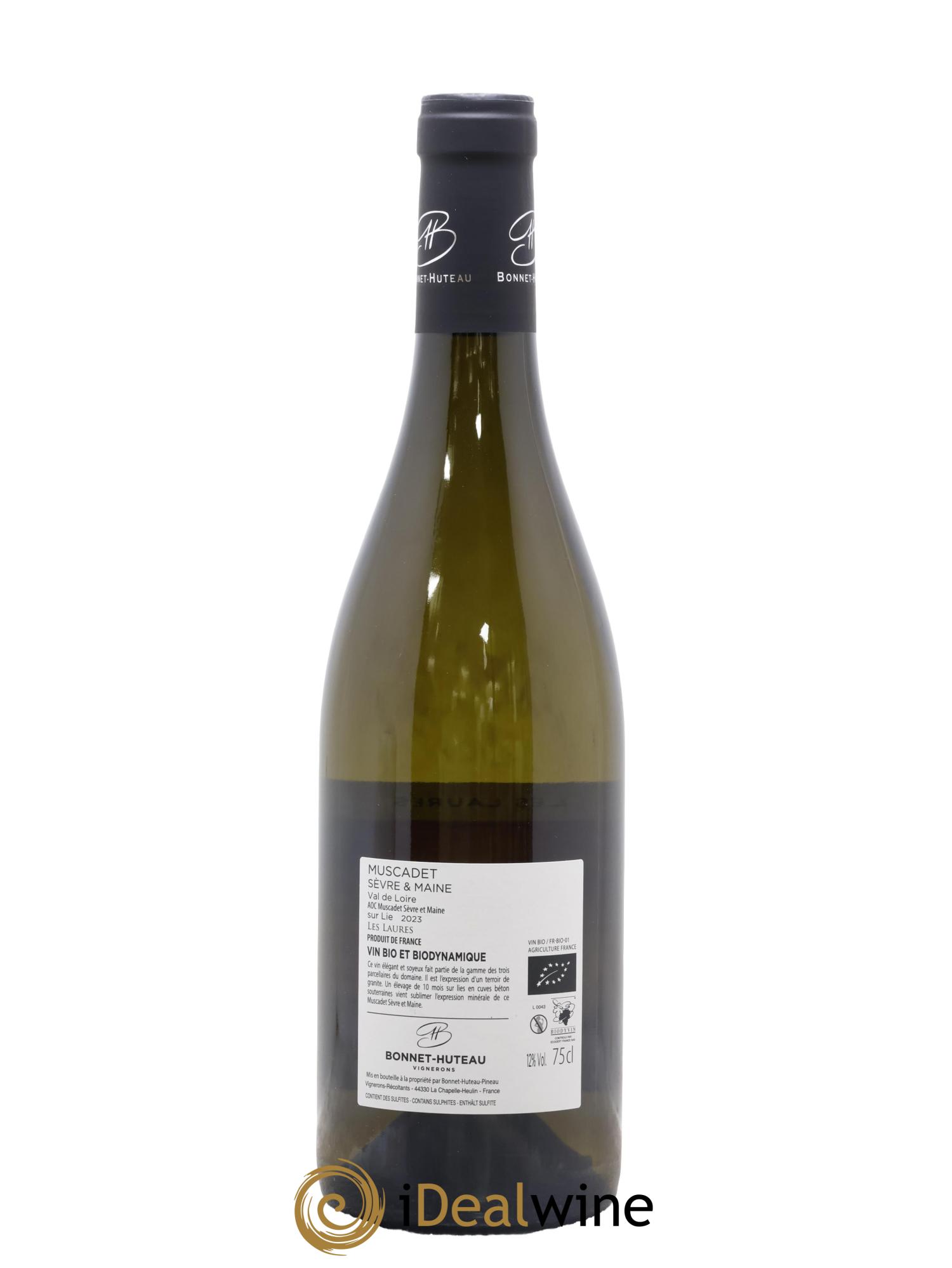 Muscadet-Sèvre-et-Maine Les Laures Bonnet-Huteau 2023 - Lot of 1 bottle - 1