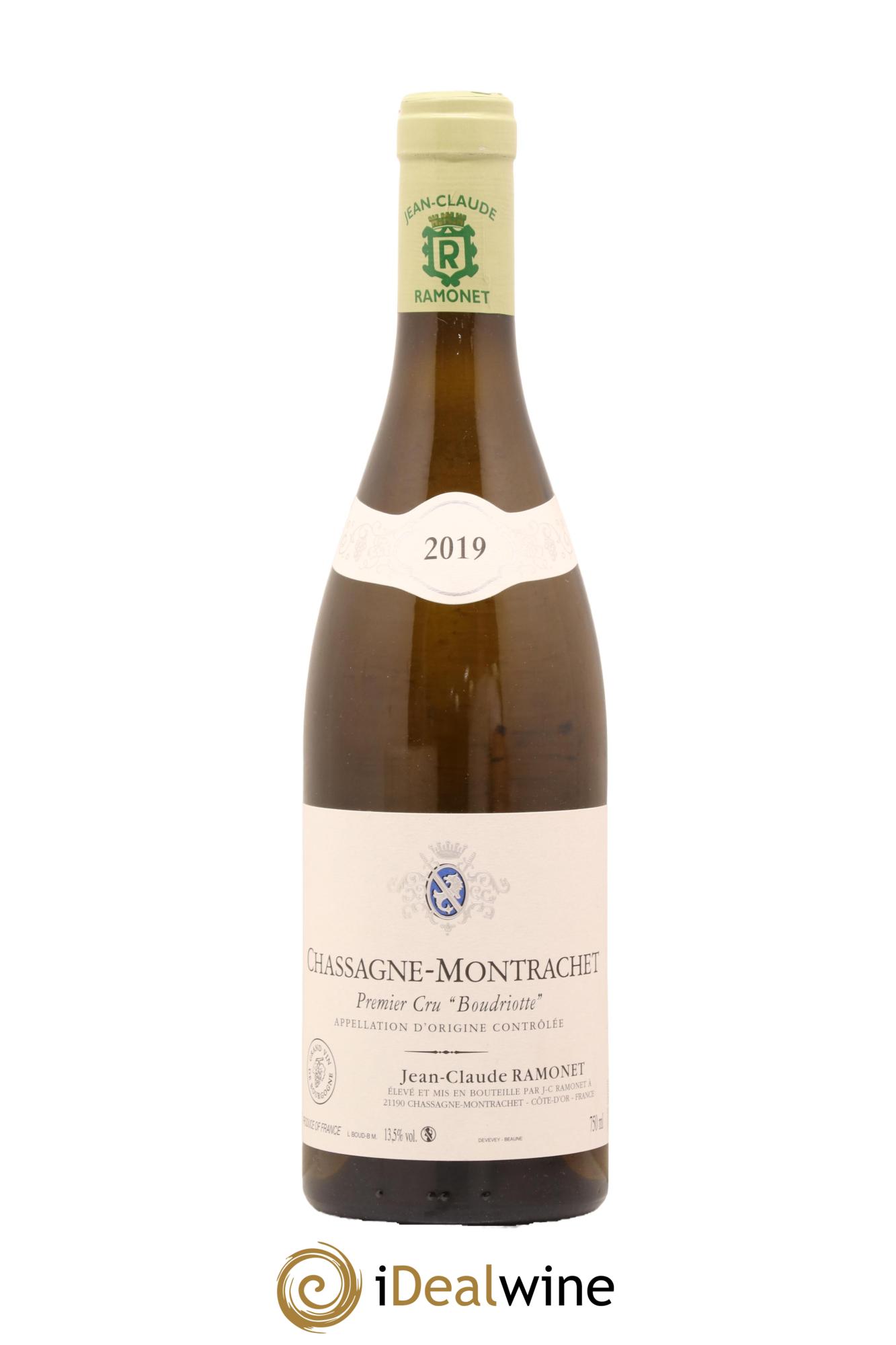 Chassagne-Montrachet 1er Cru Boudriotte Ramonet (Domaine) 2019 - Lot de 1 bouteille - 0