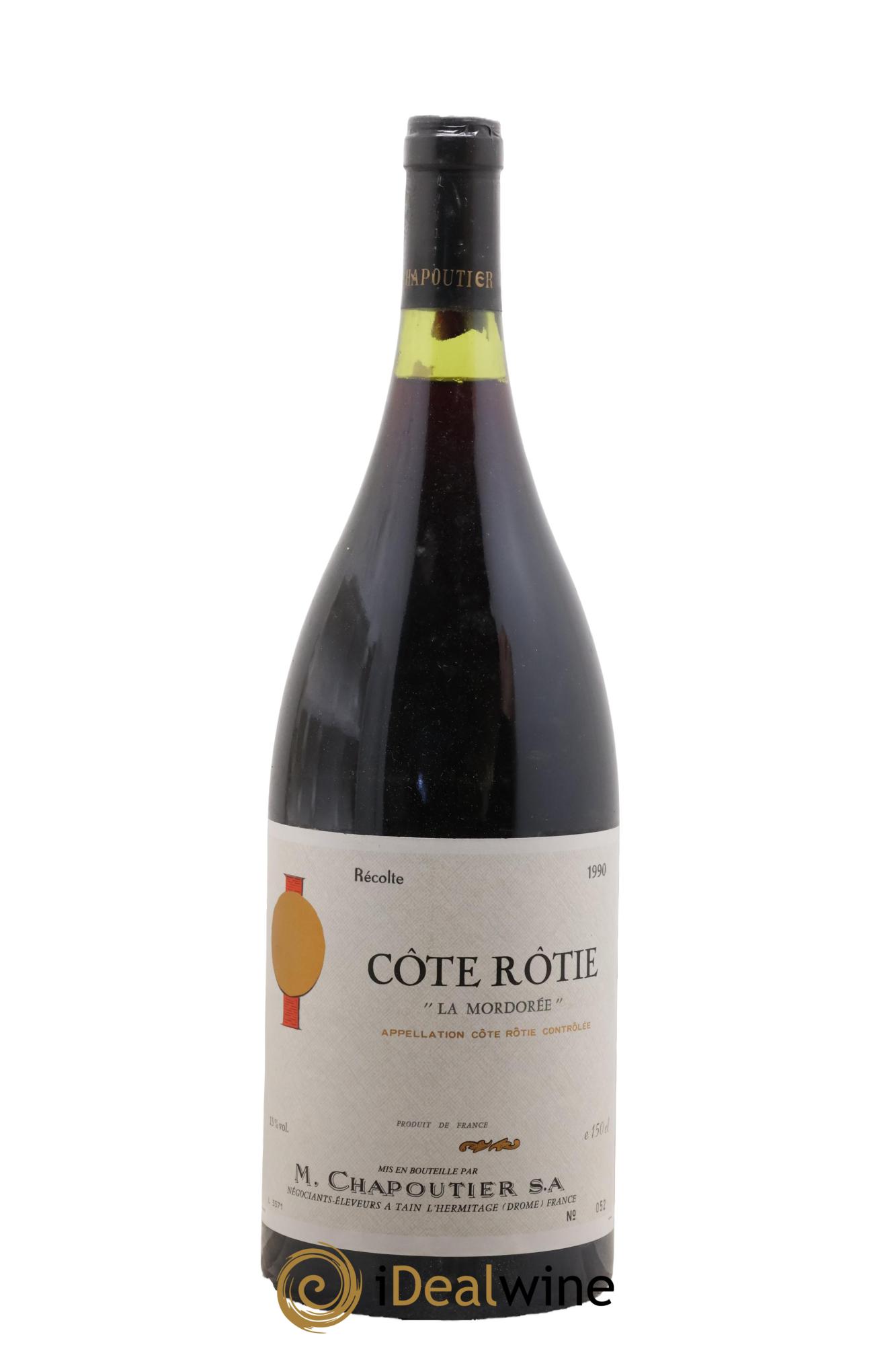 Côte-Rôtie La Mordorée Chapoutier 1990 - Lot de 1 magnum - 0