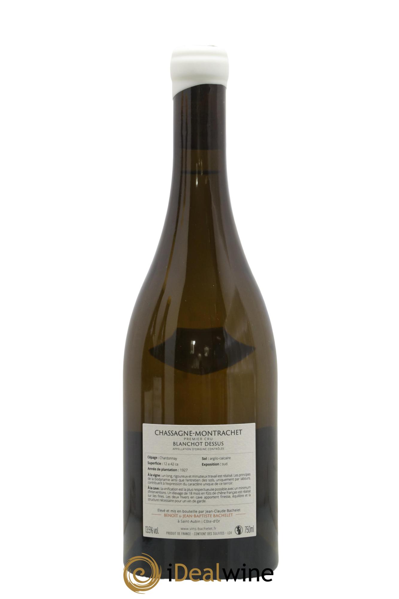 Chassagne-Montrachet 1er Cru Blanchot Dessus Jean-Claude Bachelet (Domaine) 2022 - Lotto di 1 bottiglia - 1