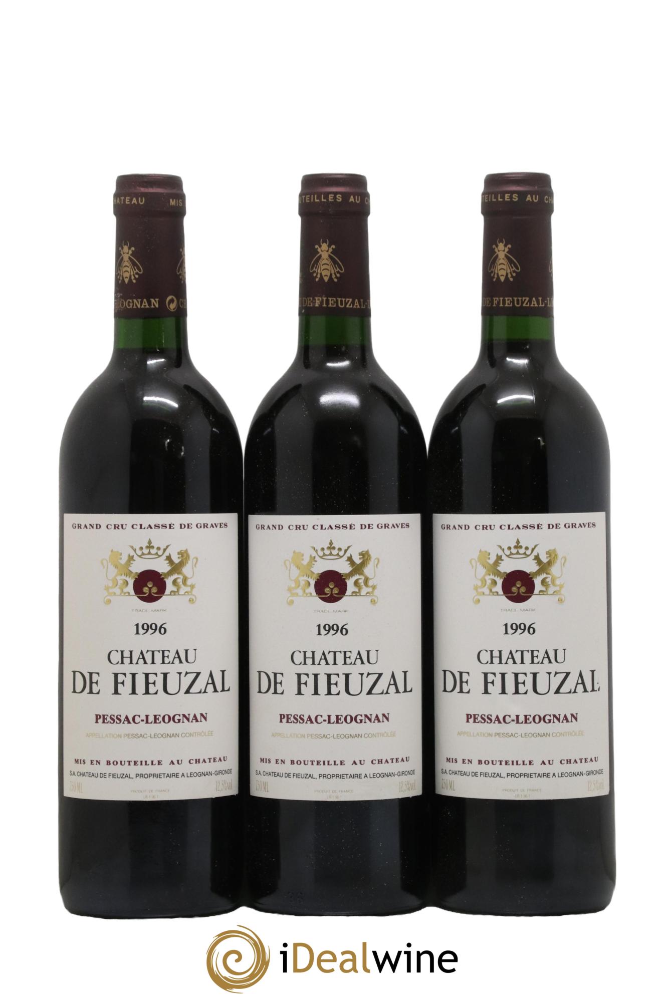 Château de Fieuzal Cru Classé de Graves 1996 - Lot de 12 bouteilles - 2