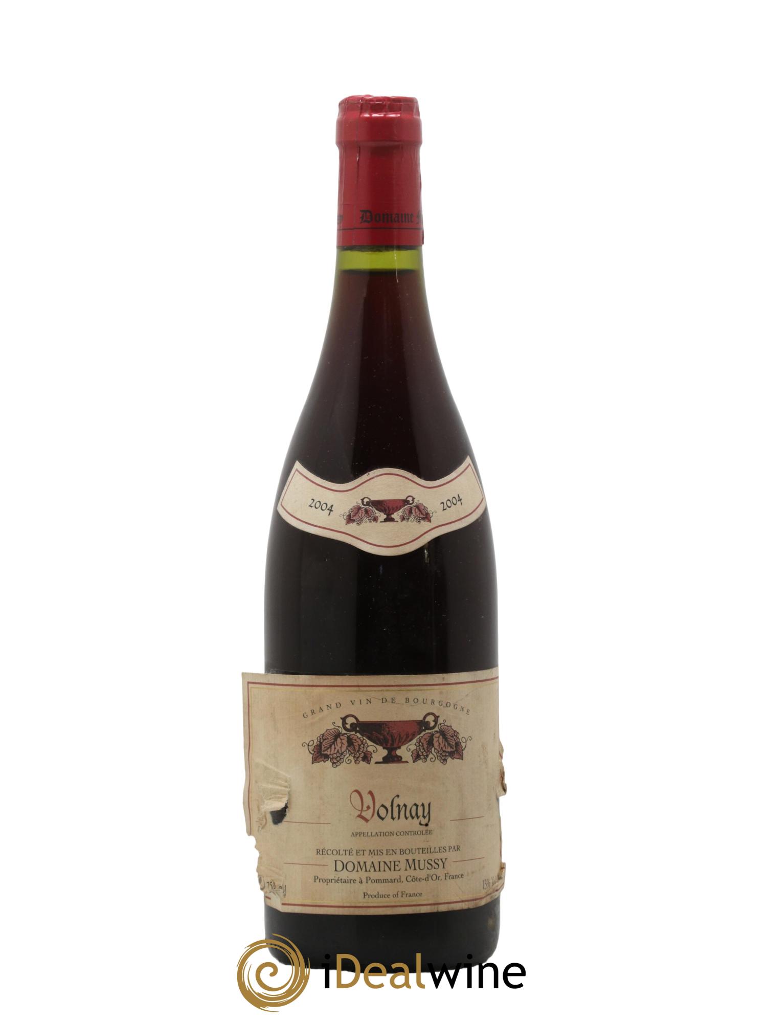 Volnay Domaine Mussy 2004 - Lot de 1 bouteille - 0