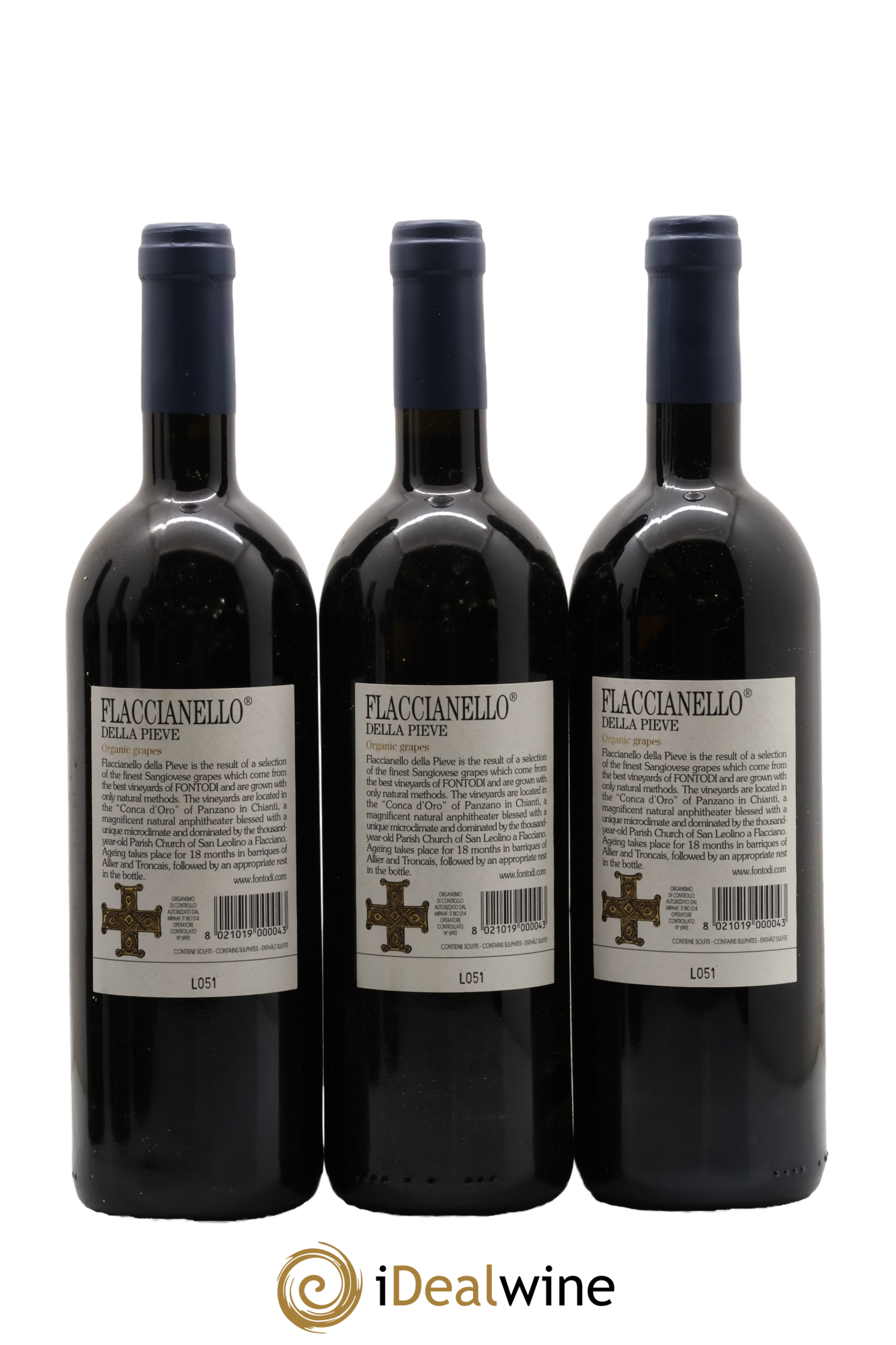 Toscana IGT Flaccianello della Pieve Azienda Agricola Fontodi 2008 - Lot de 6 bouteilles - 2