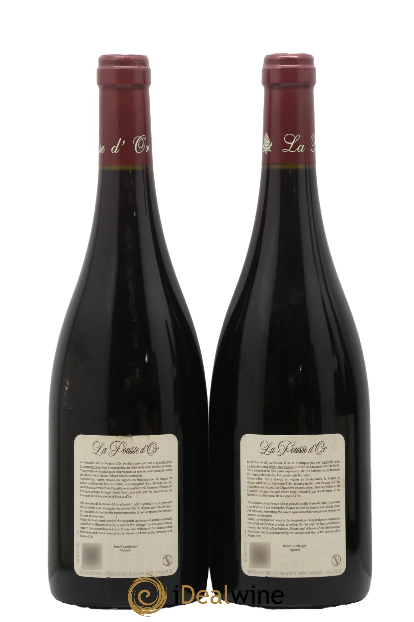 Bonnes-Mares Grand Cru La Pousse d'Or (Domaine de) 2019 - Lot de 2 bouteilles - 1