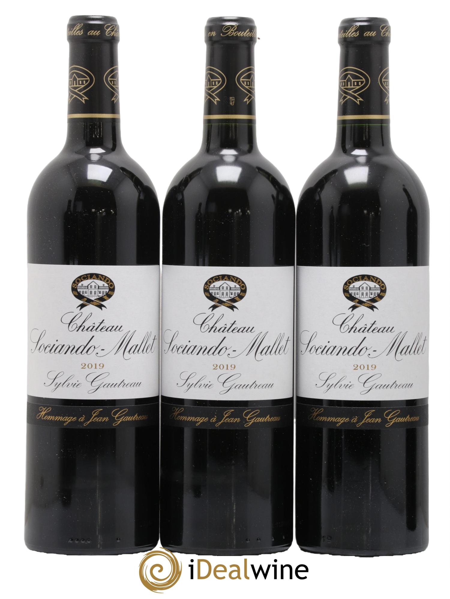 Château Sociando Mallet 2019 - Lotto di 6 bottiglie - 1