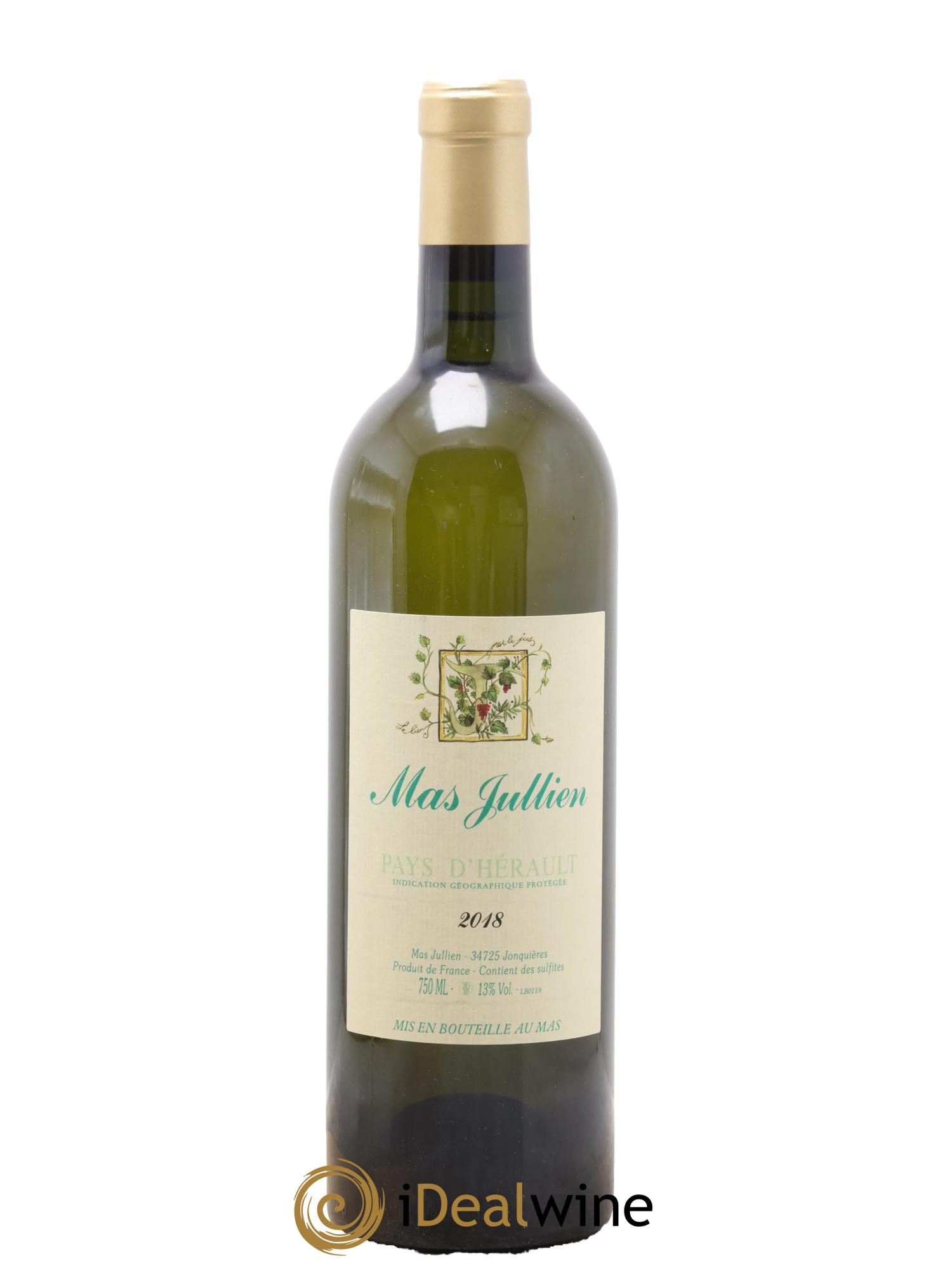 IGP Pays d'Hérault Mas Jullien Olivier Jullien 2018 - Lot de 1 bouteille - 0